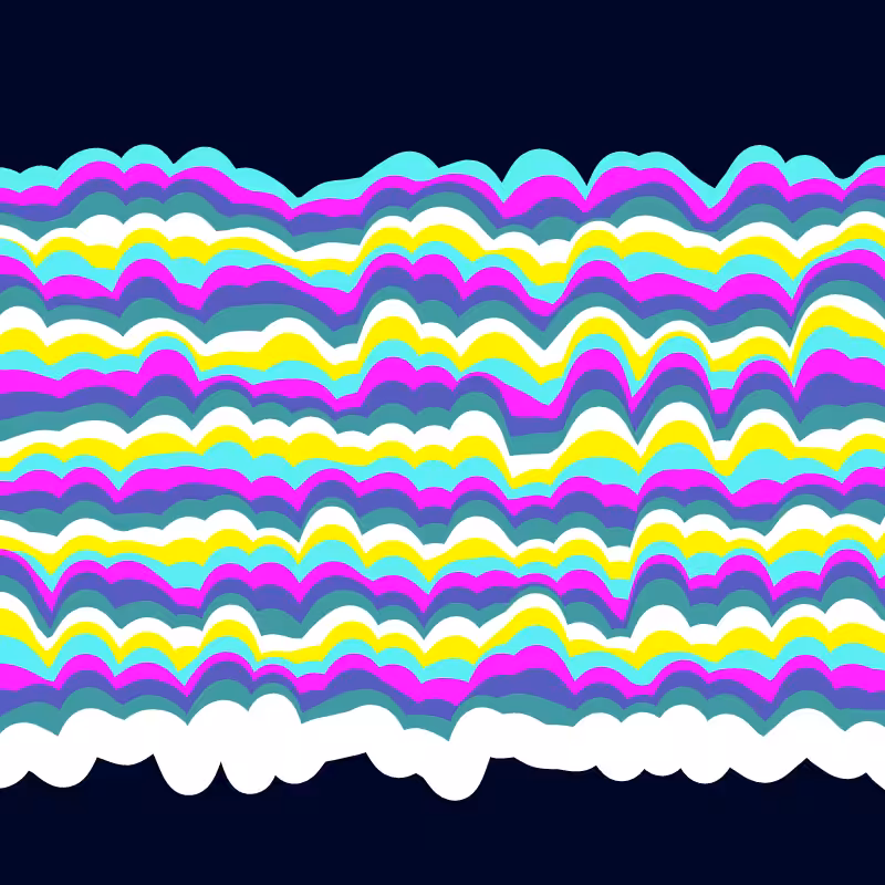 Mountains Waves and Valleys #27
