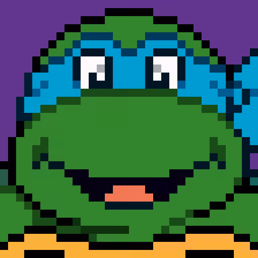 Pixel Portraits Series #028 [Leonardo TMMT]
