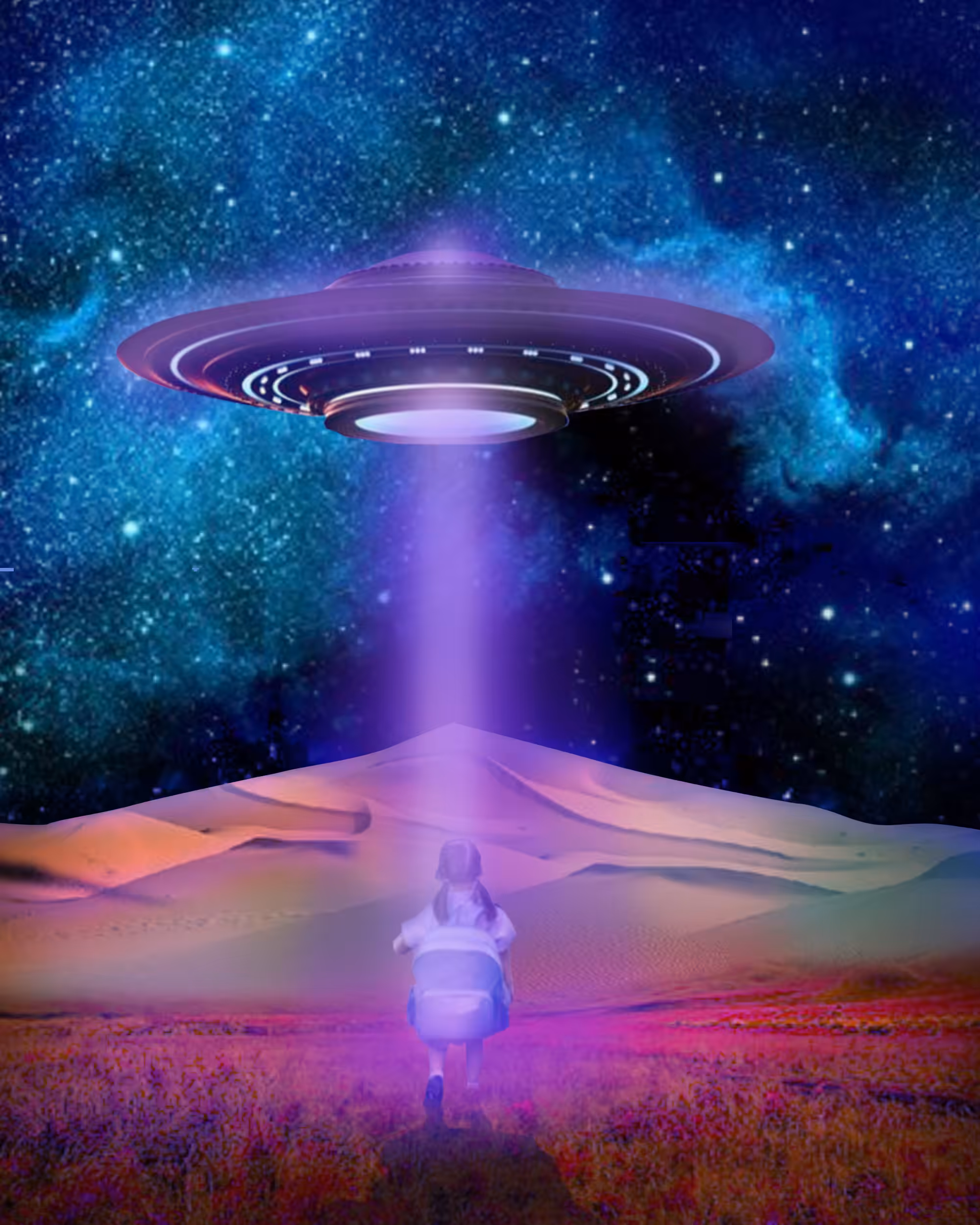 child with alien