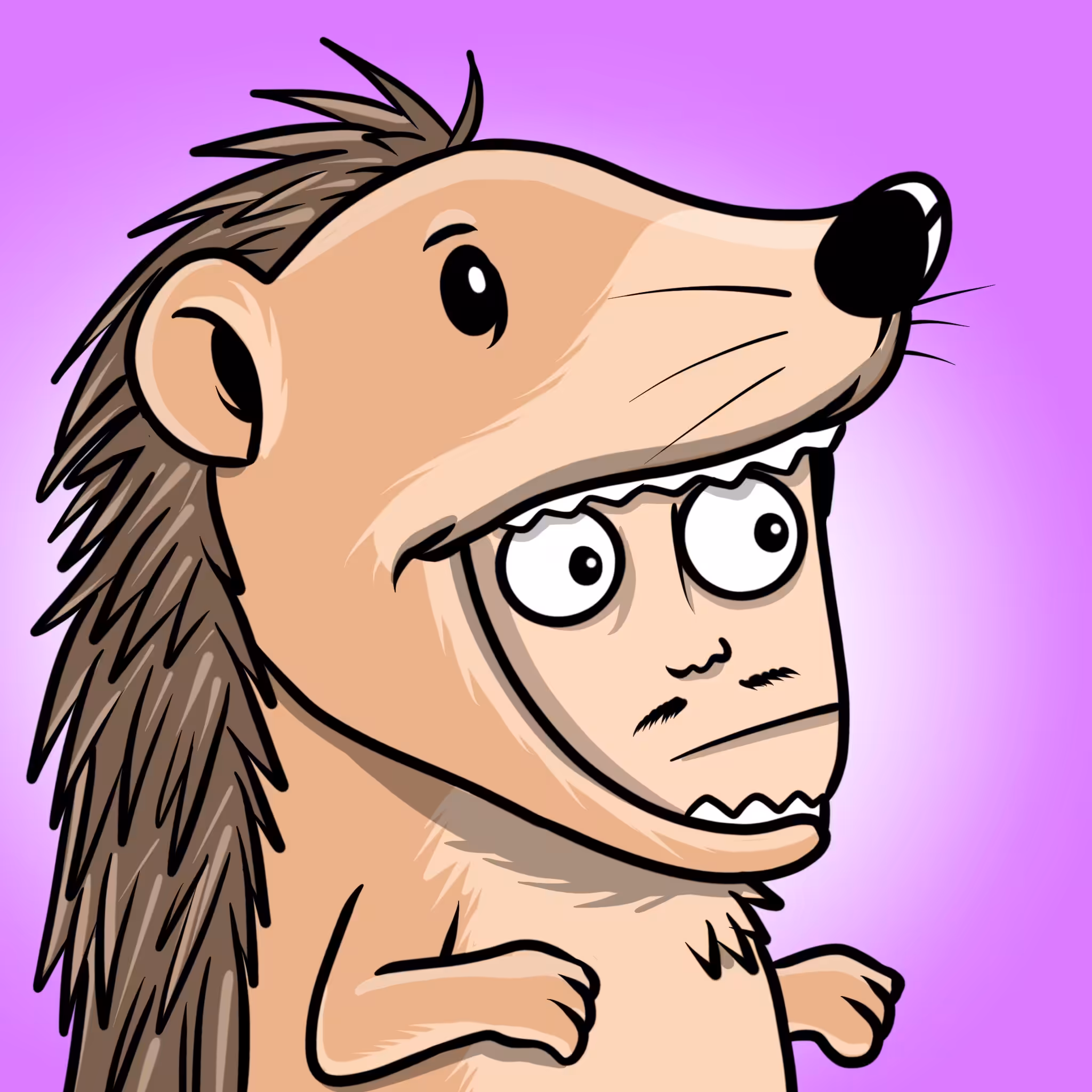 Hedgehog beast doll