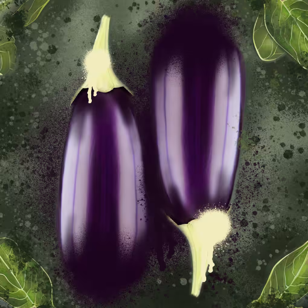 Aubergine 🍆 pose 