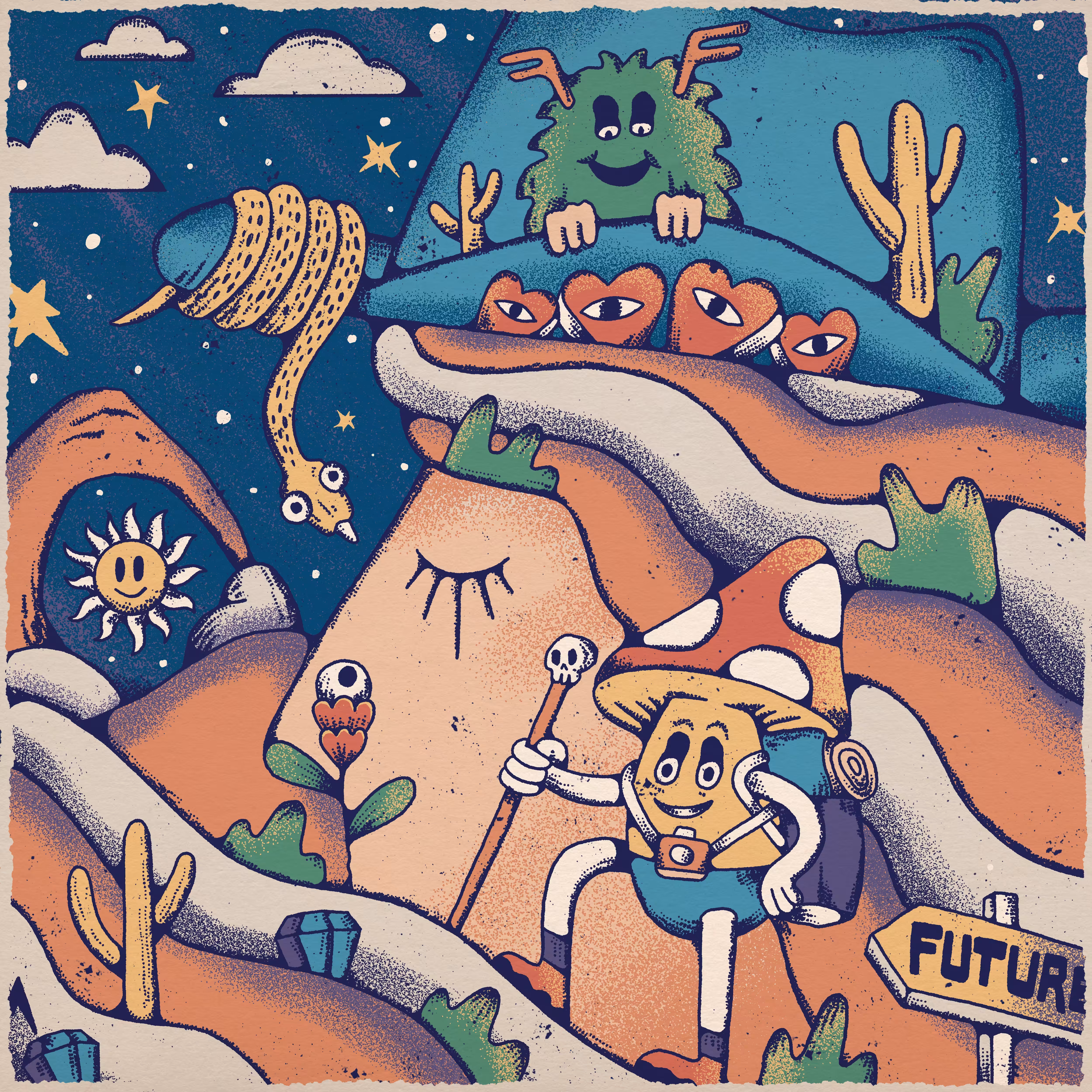 Skitchism Art: Adventure Awaits
