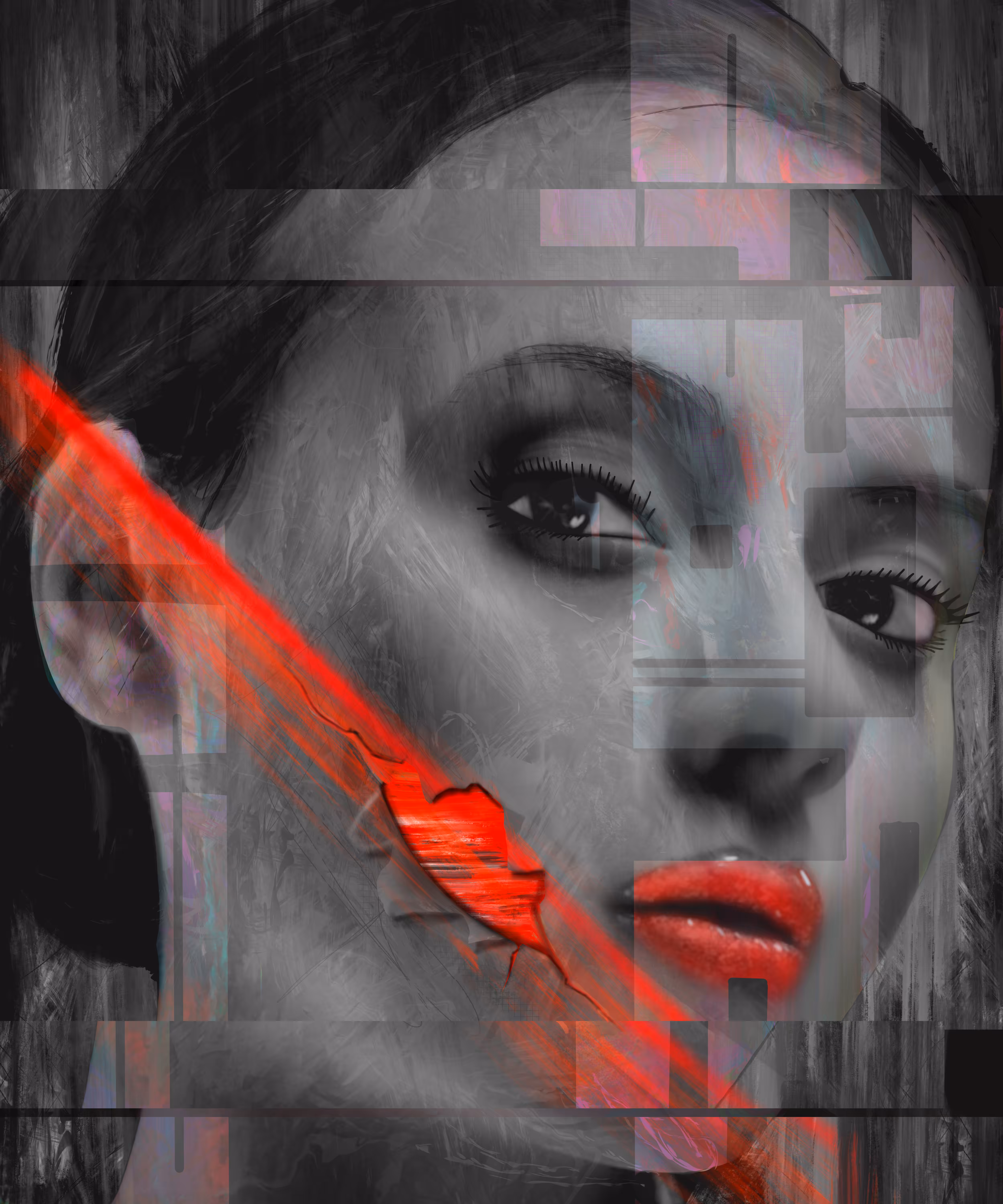 Chaotic beauty of the digital age