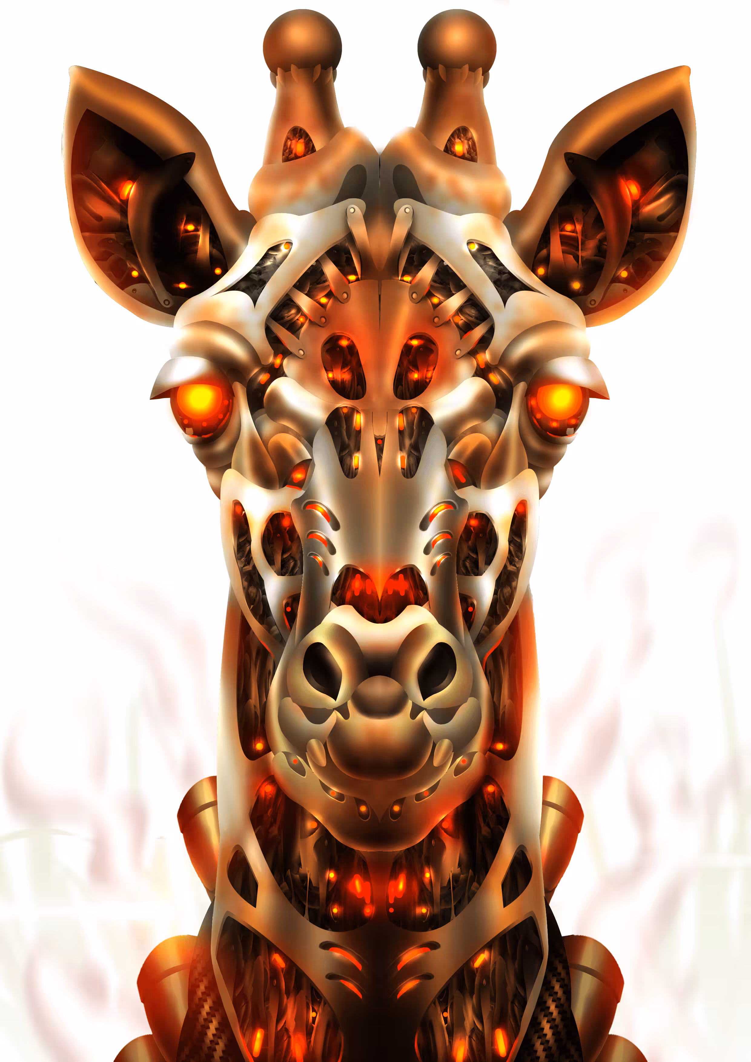 CYBORG GIRAFFE #025