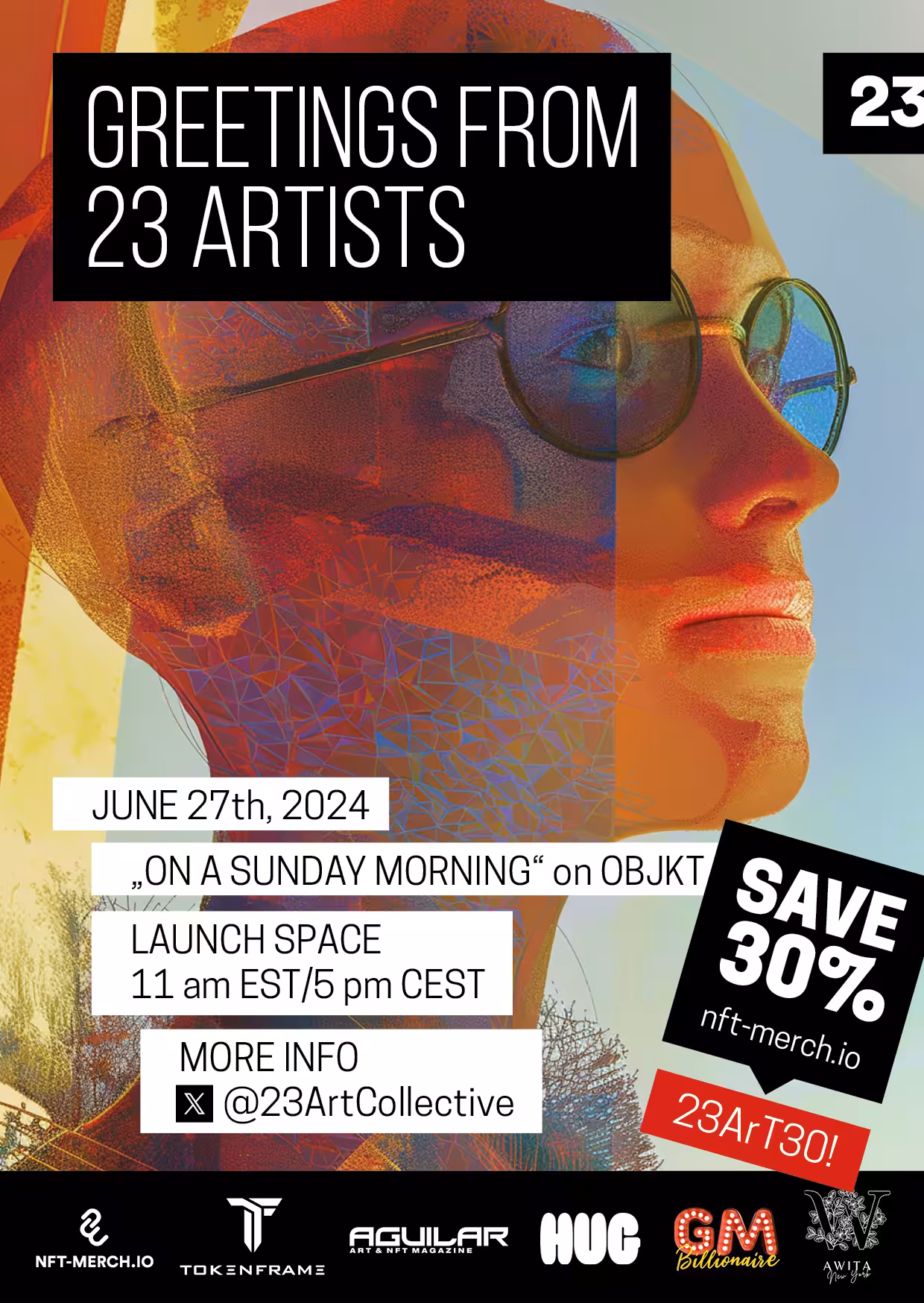 GREETINGS FROM 23 ARTISTS