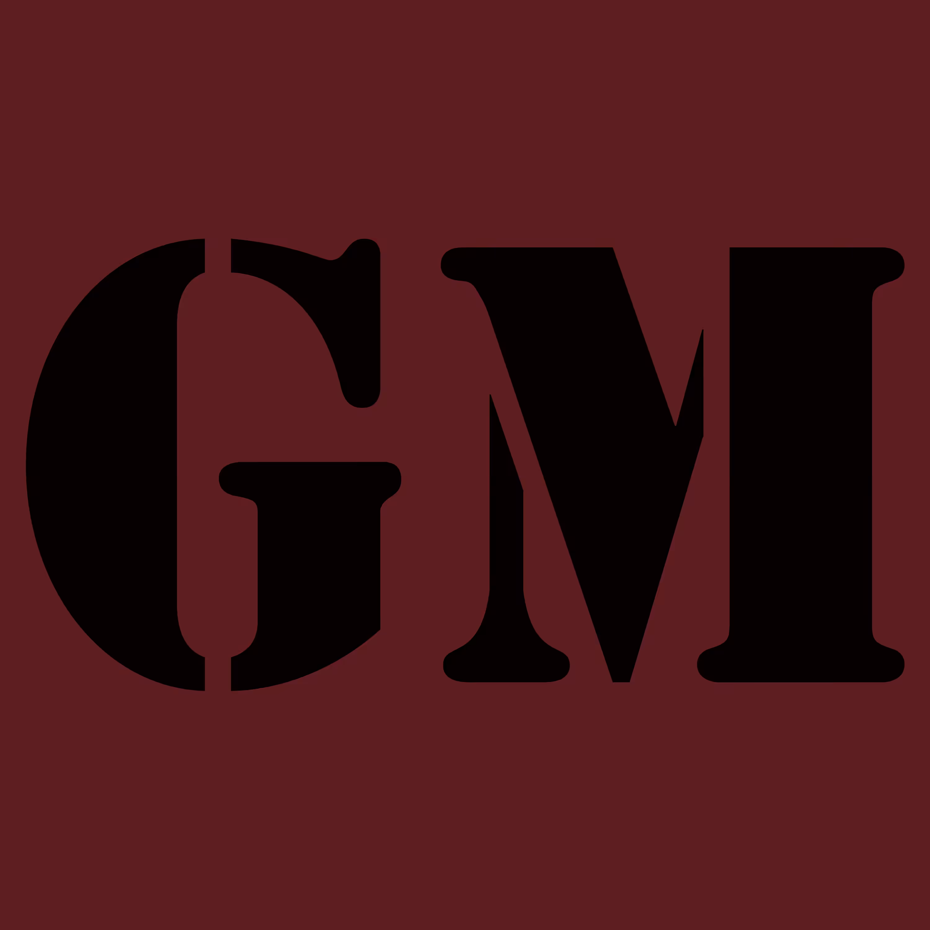 GM Wine Stencil