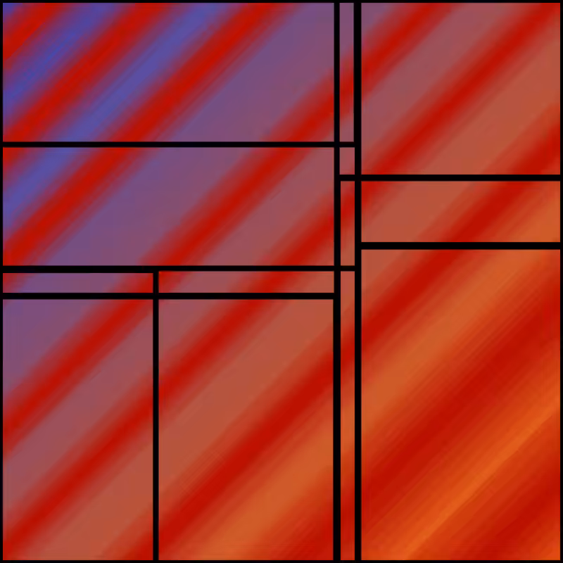 Stacked Mondrian #21