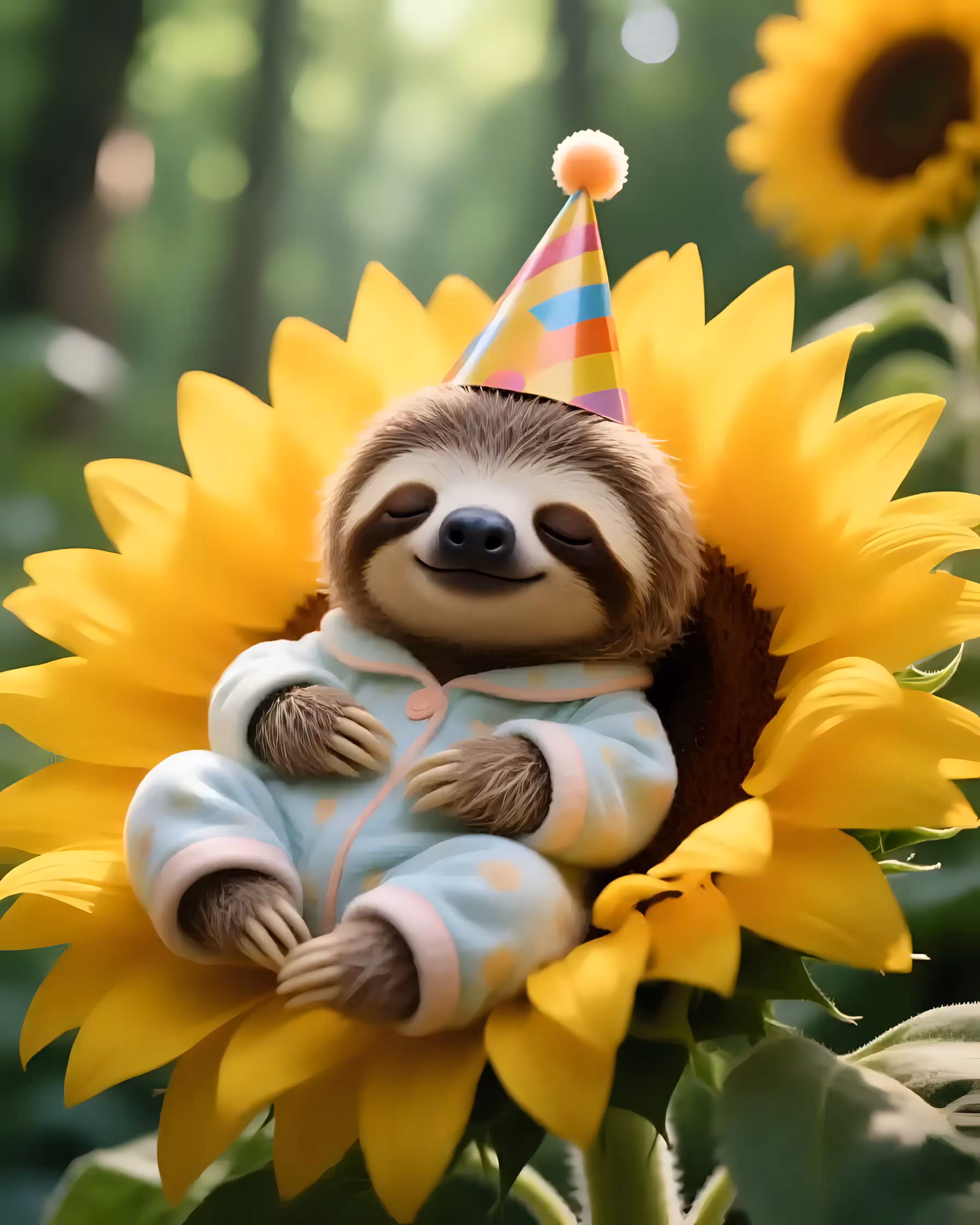 Sleeping sloth 