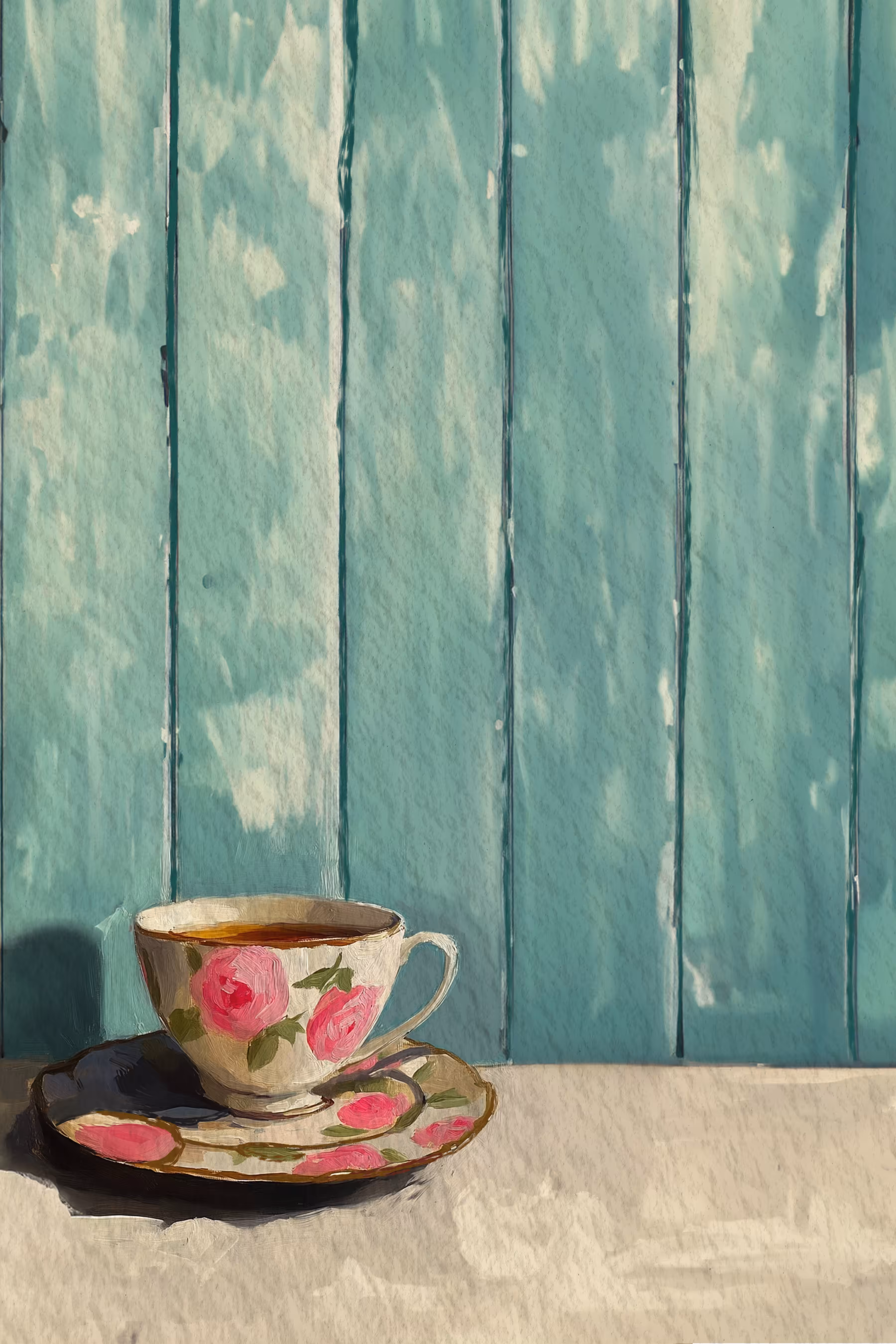 Roses in Porcelain
