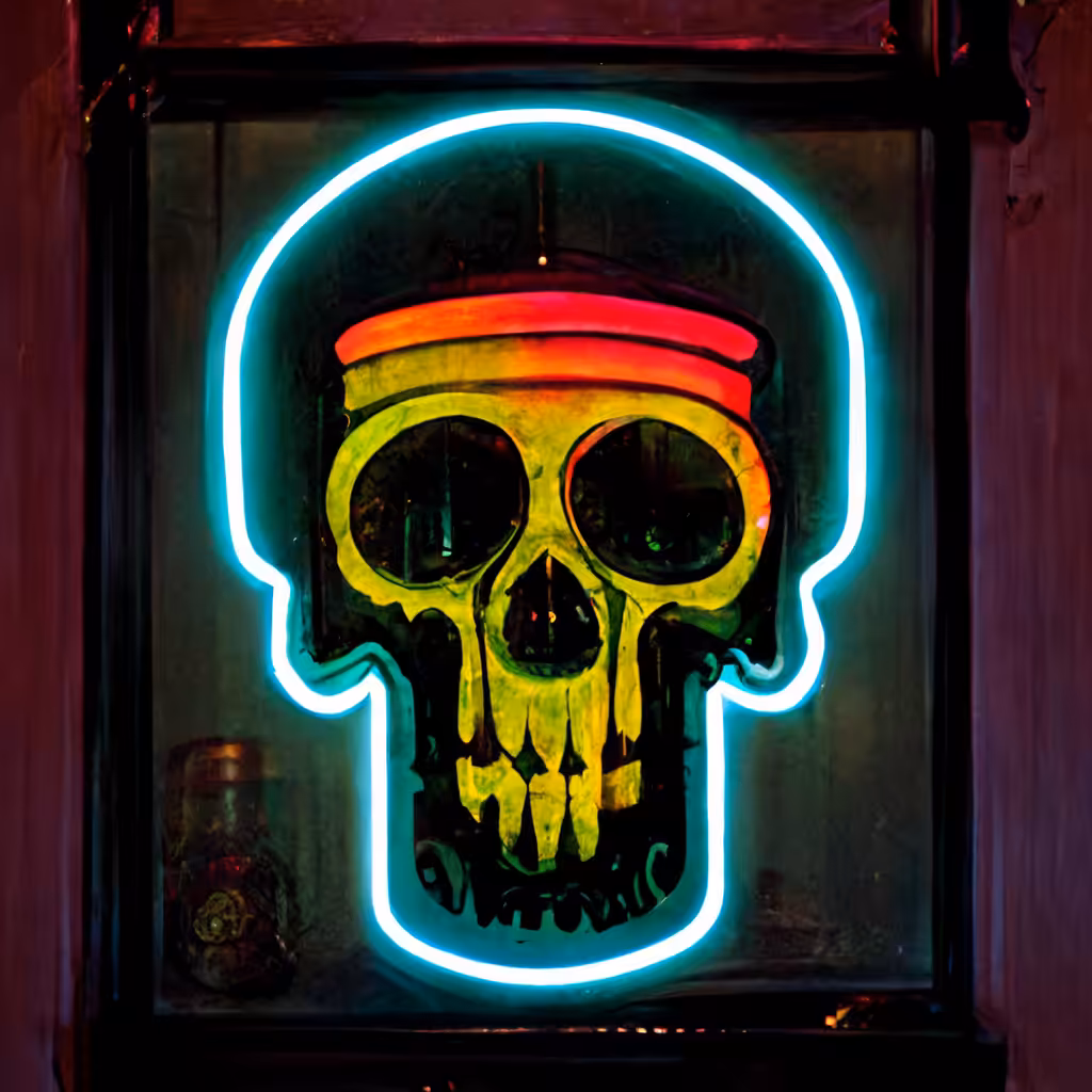 Neon Skull 31