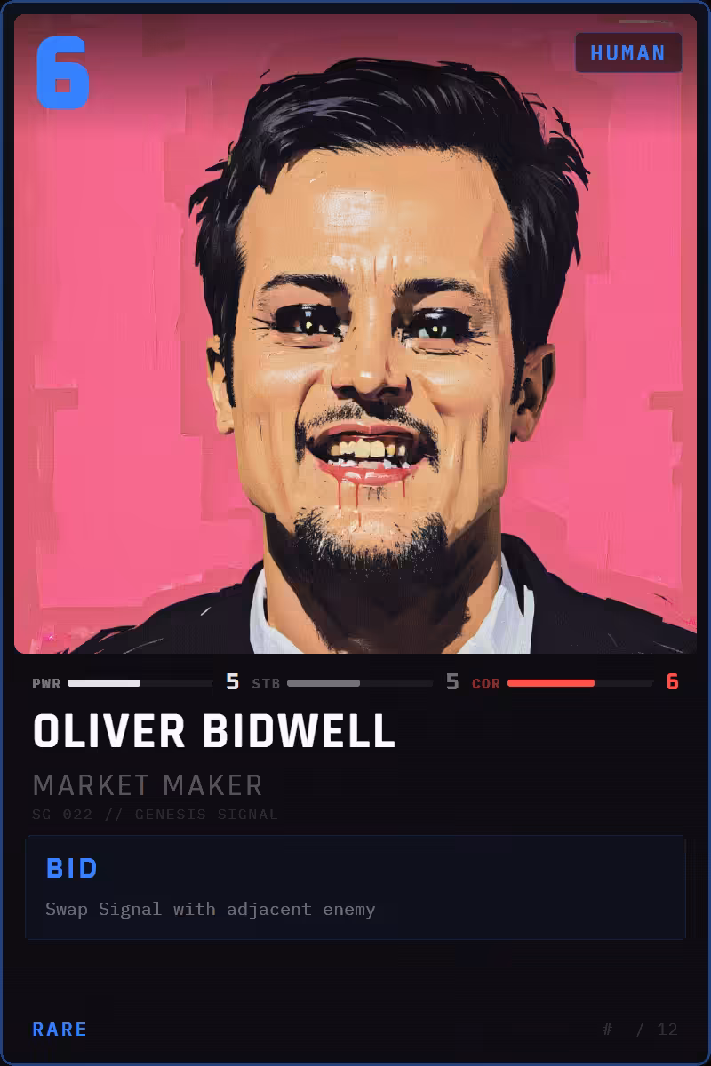 Signal Grid: Oliver Bidwell — Market Maker