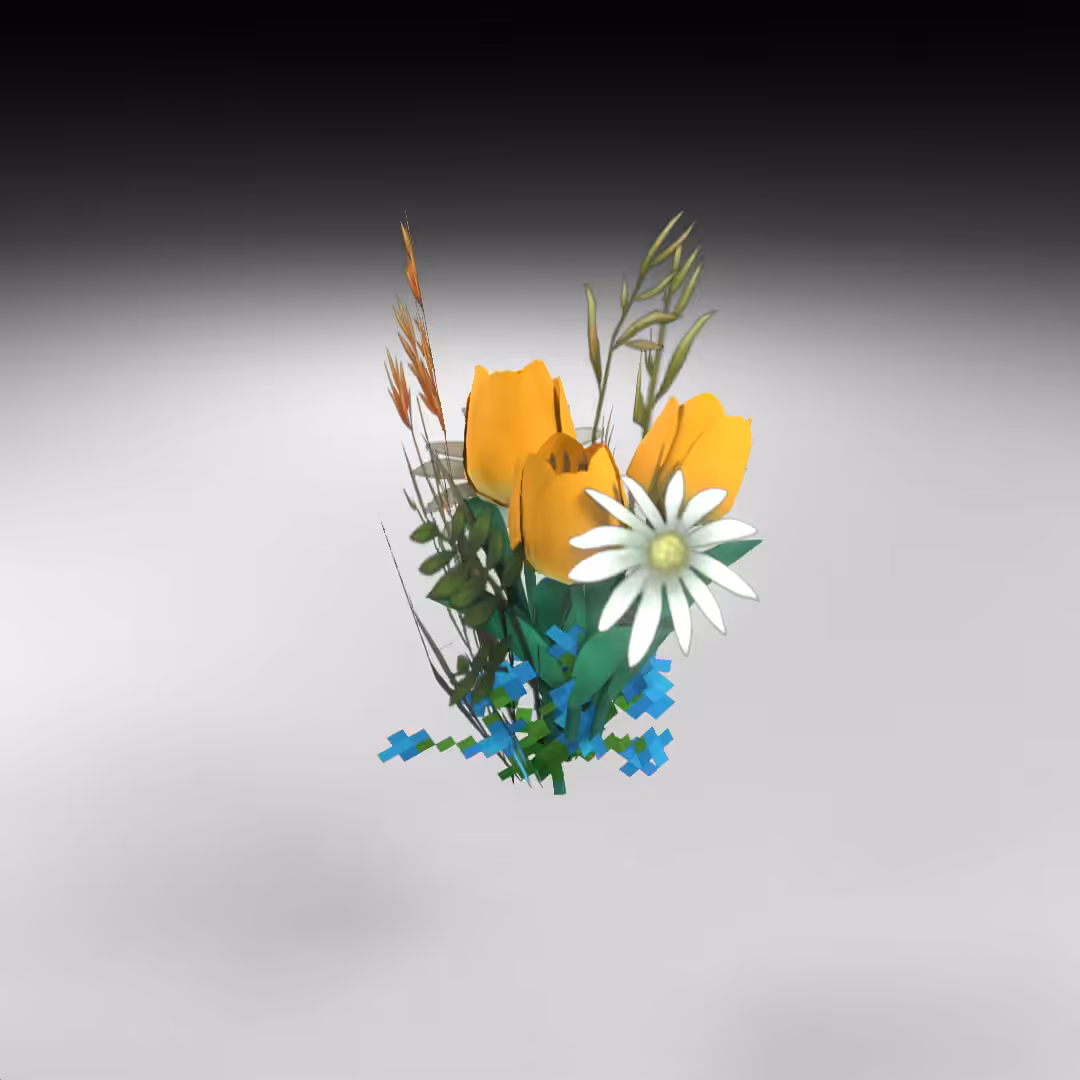 Hand-hacked Bouquet 46