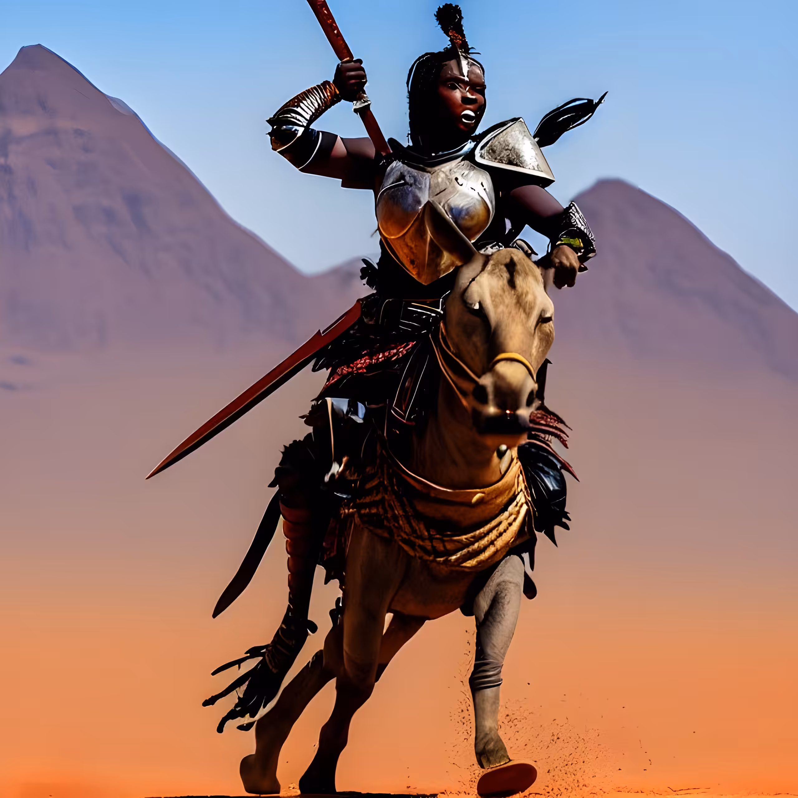 African Female Warrior 09