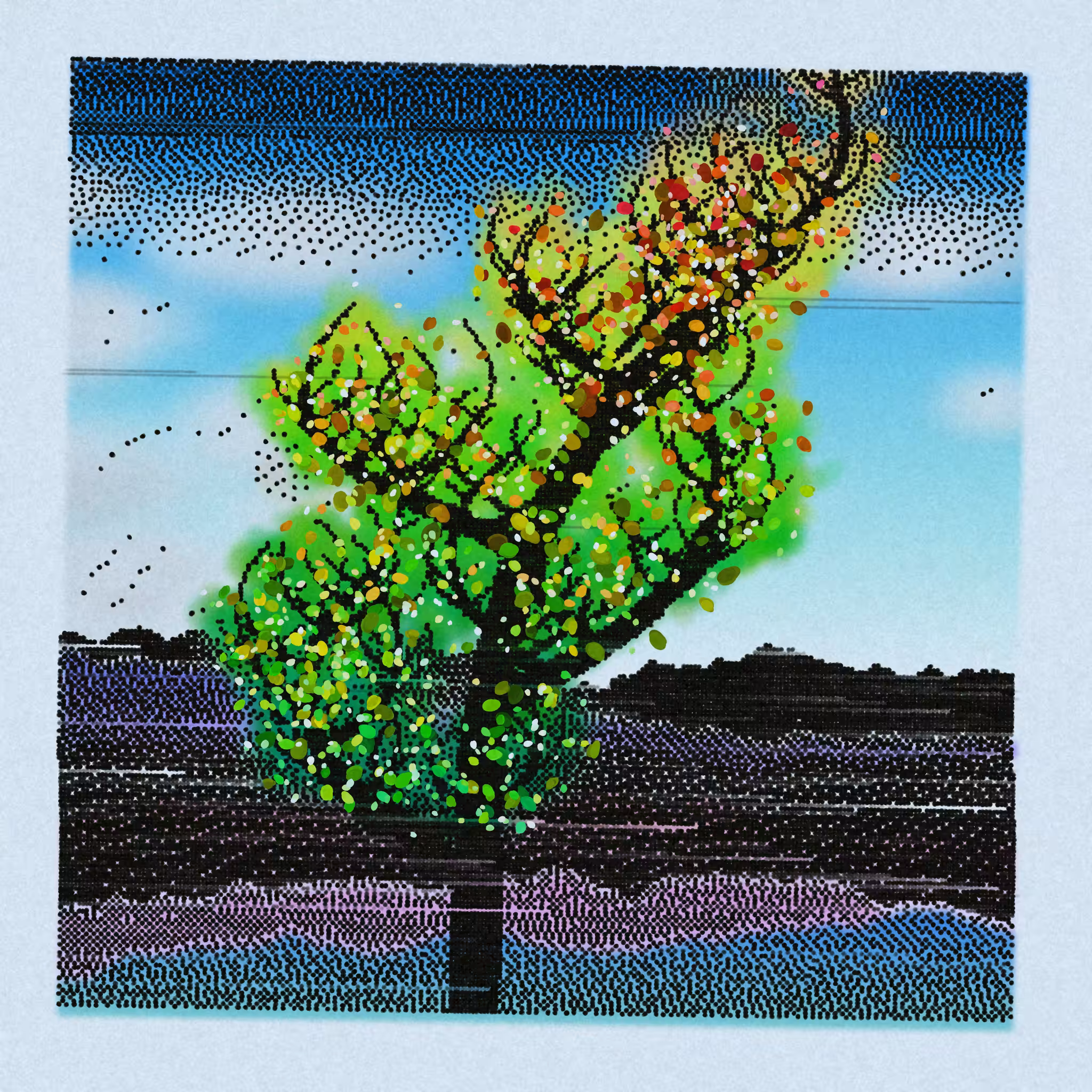 Dithered Branches #199