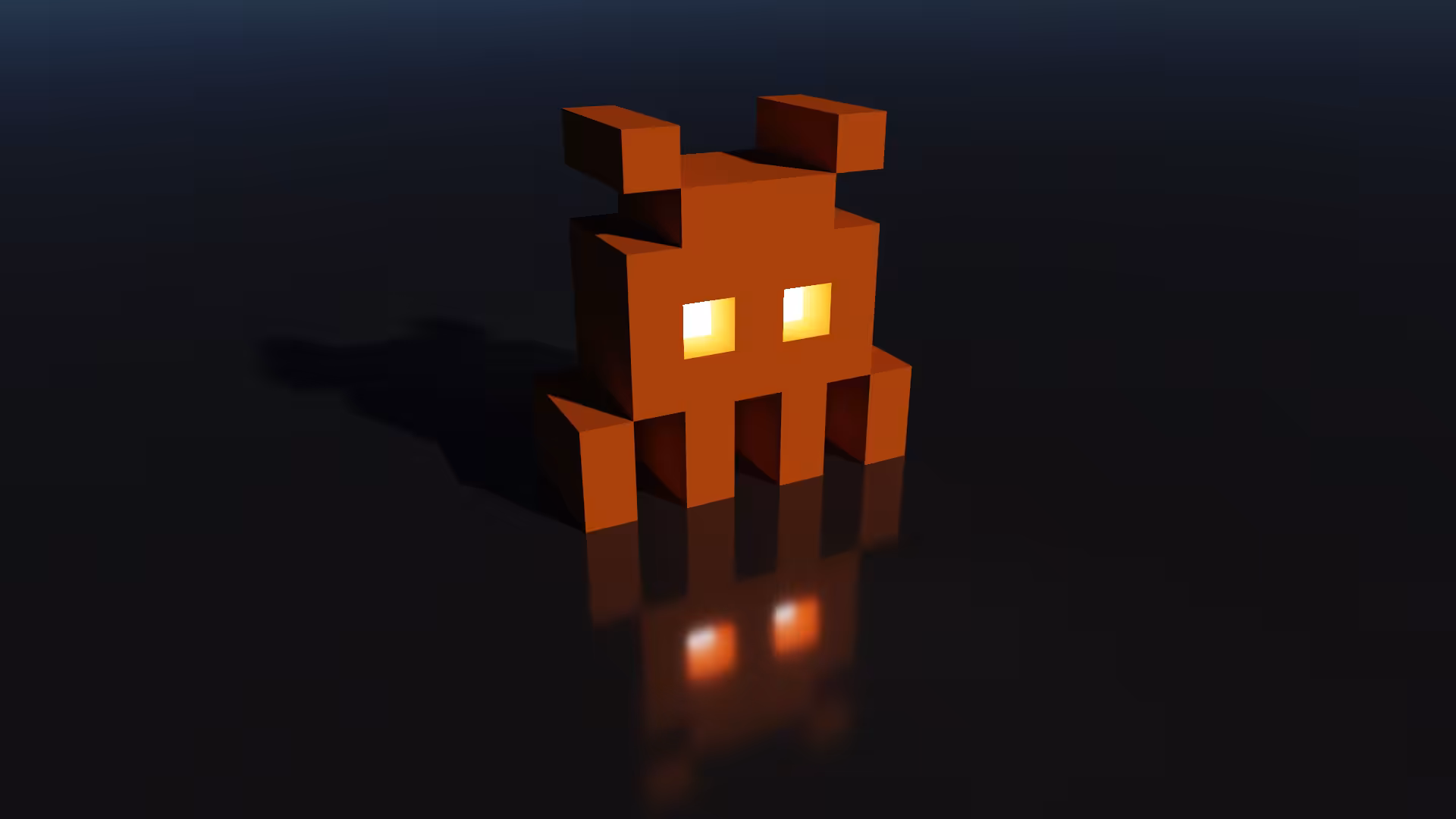 3D retro: Space Invader 9
