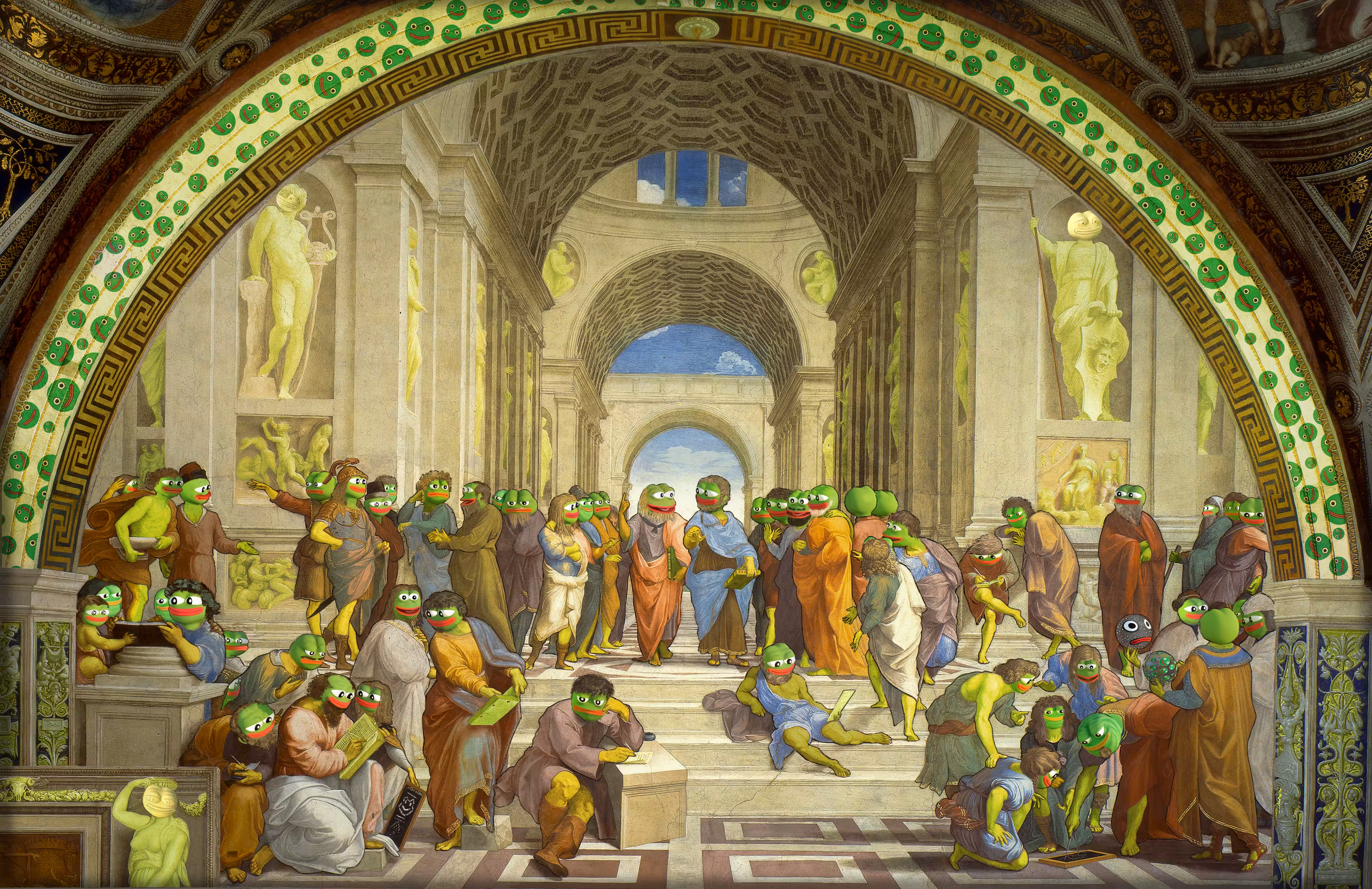 Pepe's School of Athens