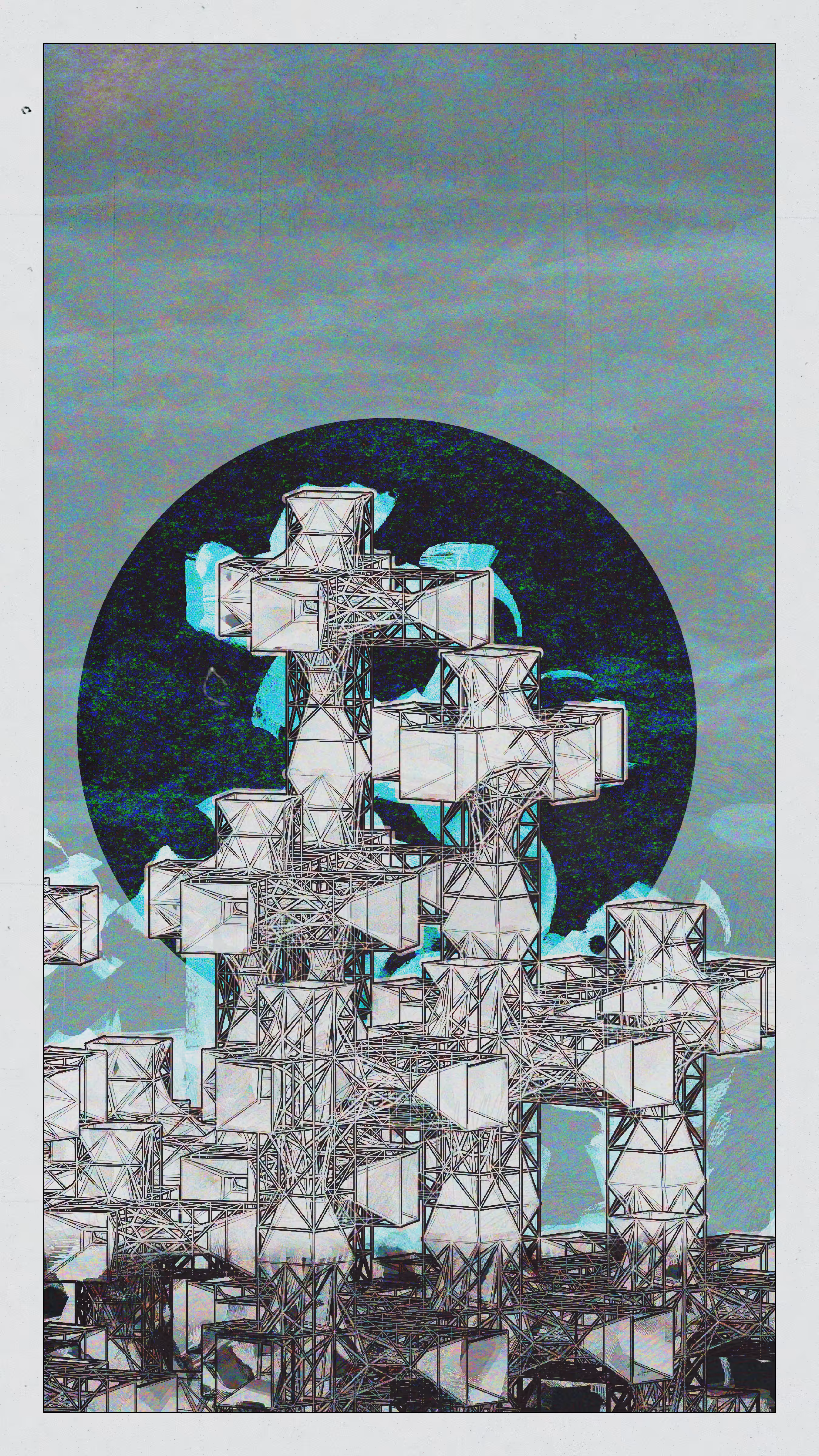 Black Circles, White Walls 100