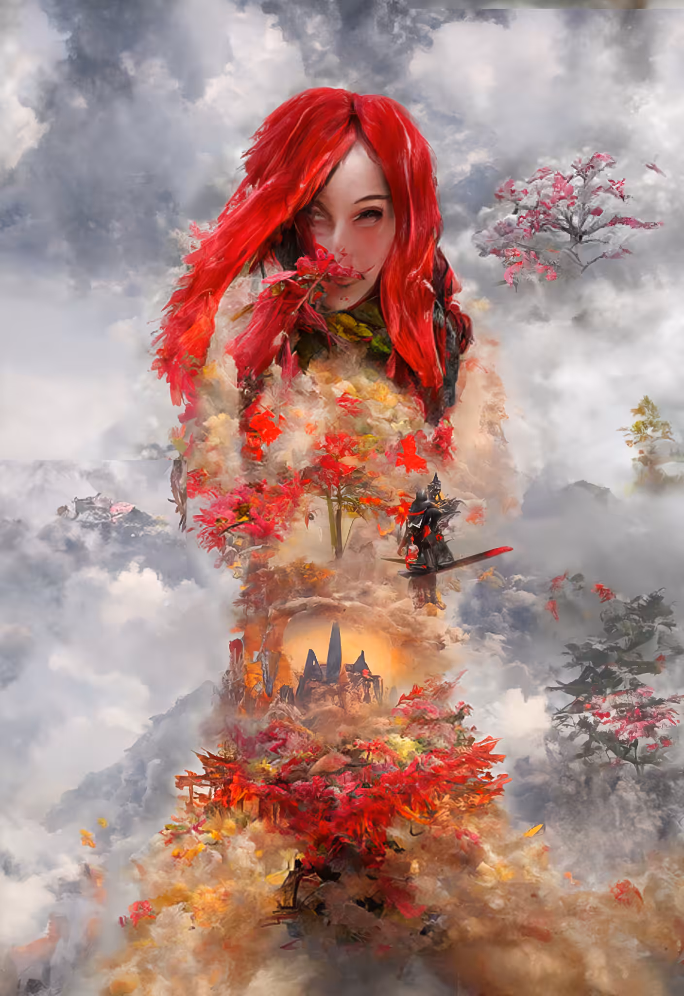 Cloud Flowers #3