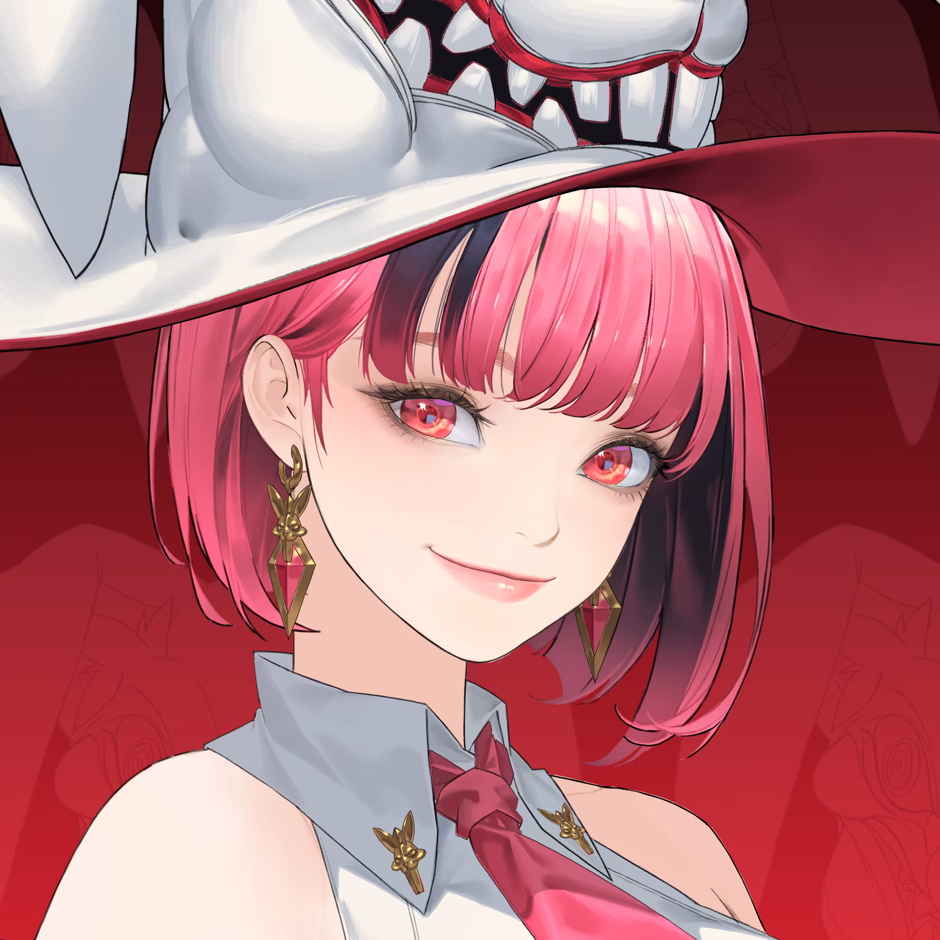 Pink Rabbit Witch PFP