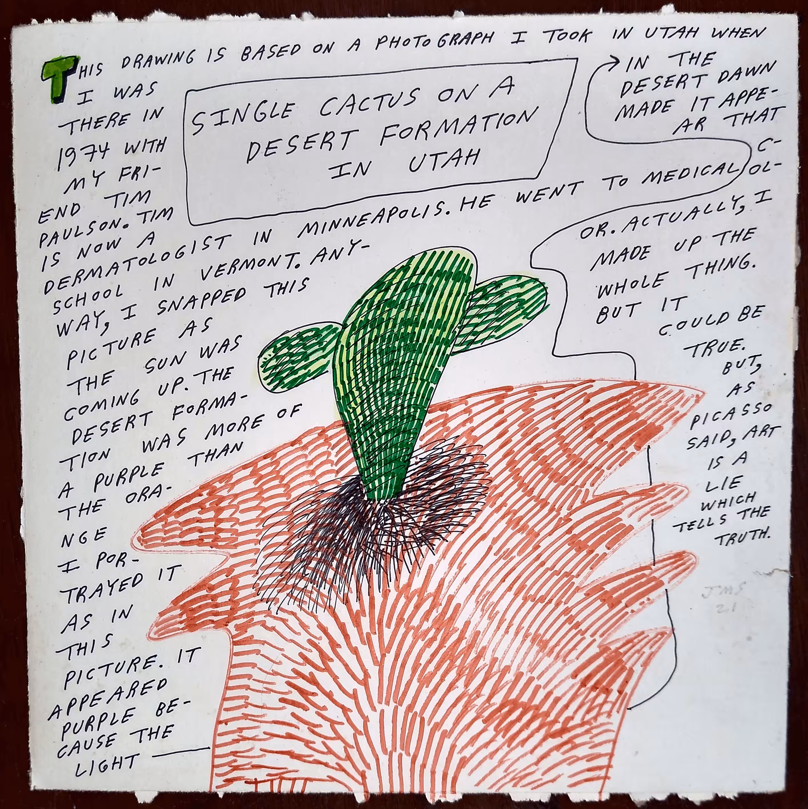 Cactus Comix - Jon Sarkin #046-CM