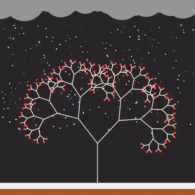 Winter in the fractal #3