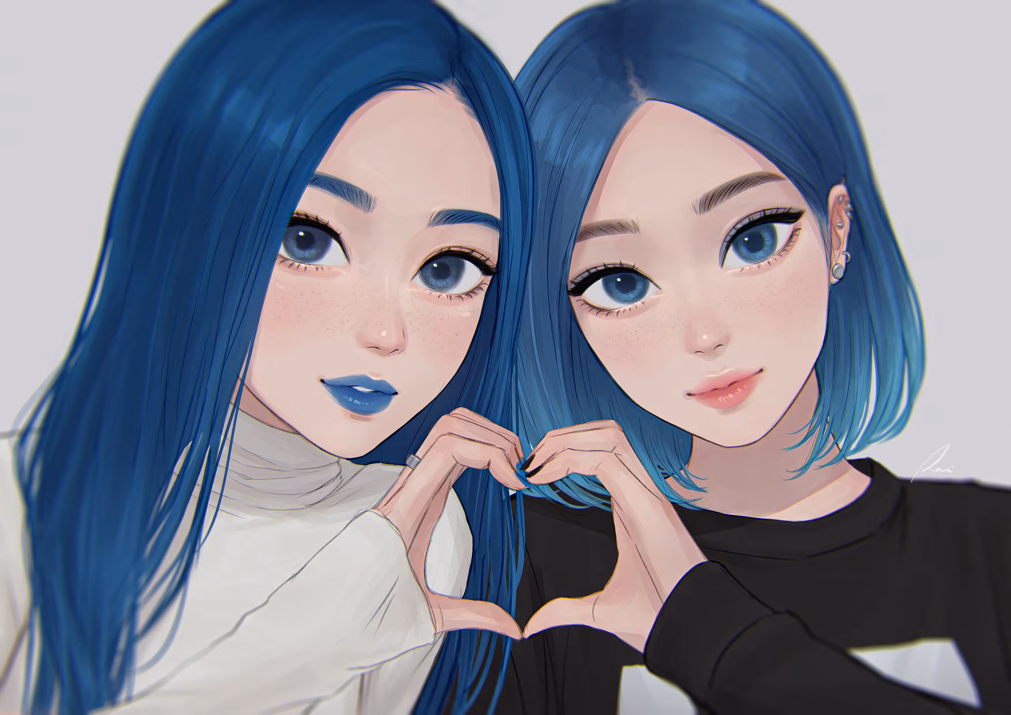 Heart Hand Shelly and MIU