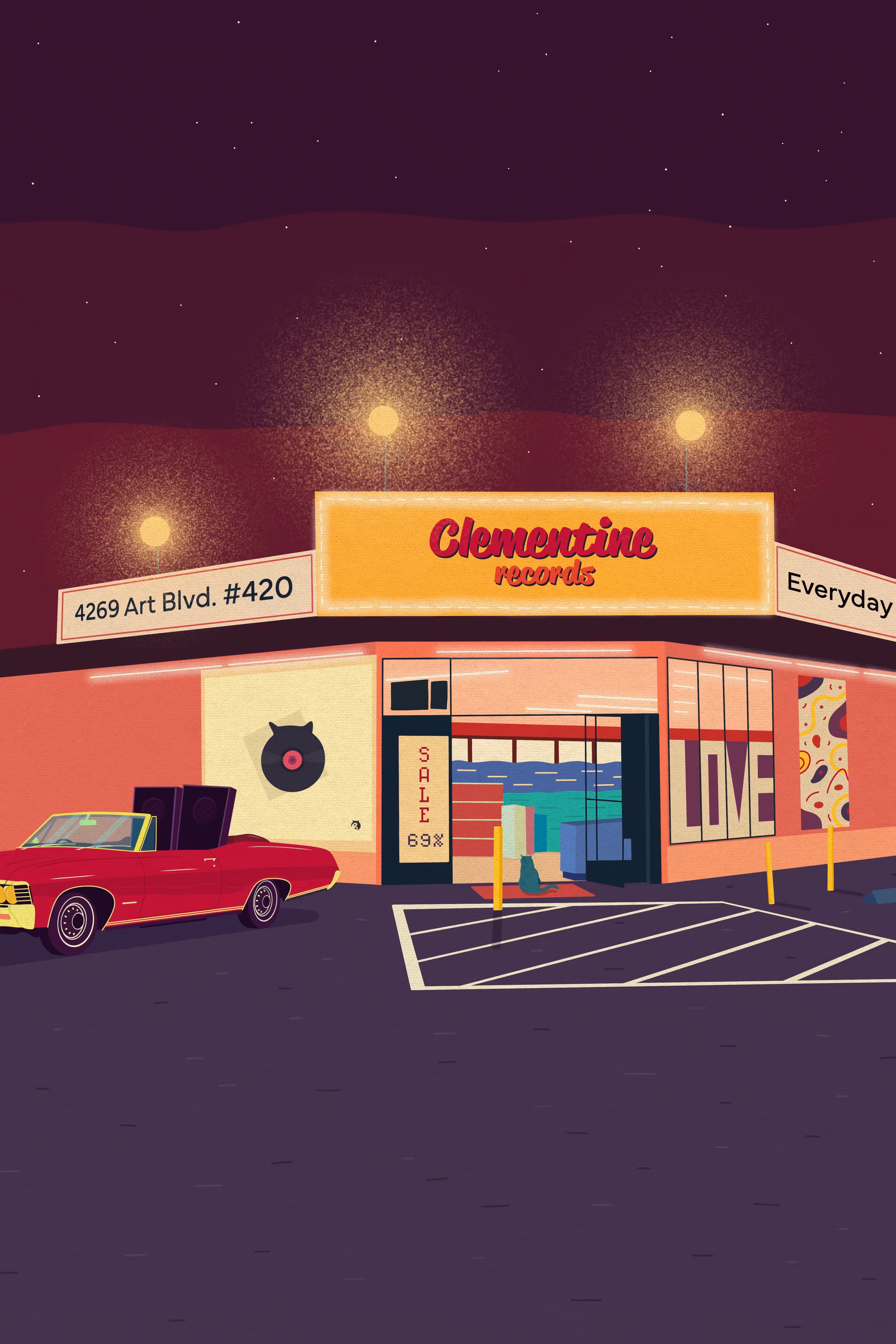 Vinyl store