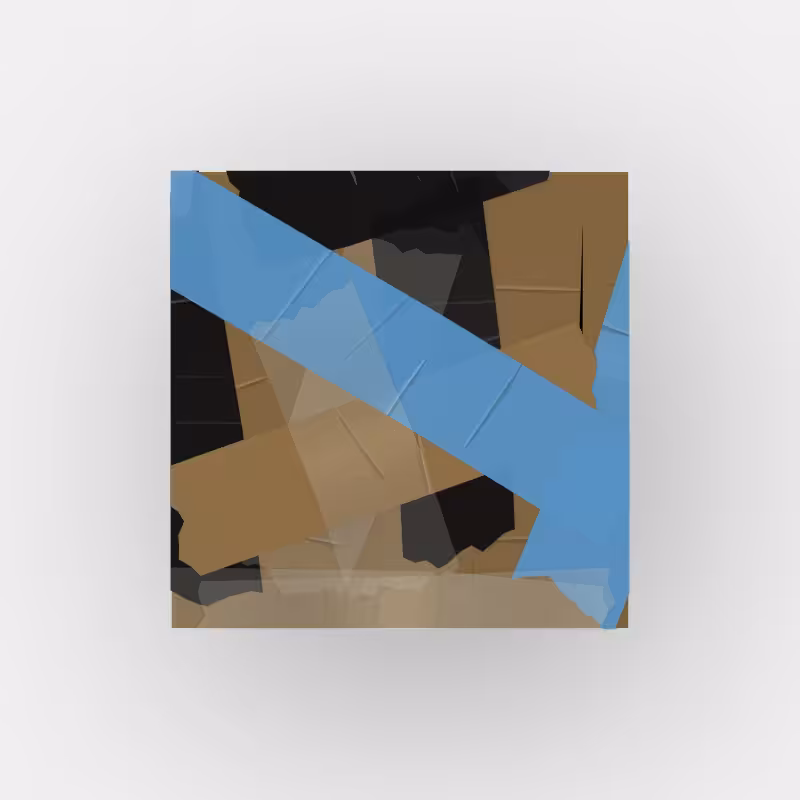 Tape abstract painting 001 #6