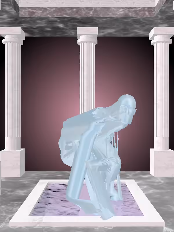 HeavenComputer: The Sneaky Ethereal Blue Man #3980