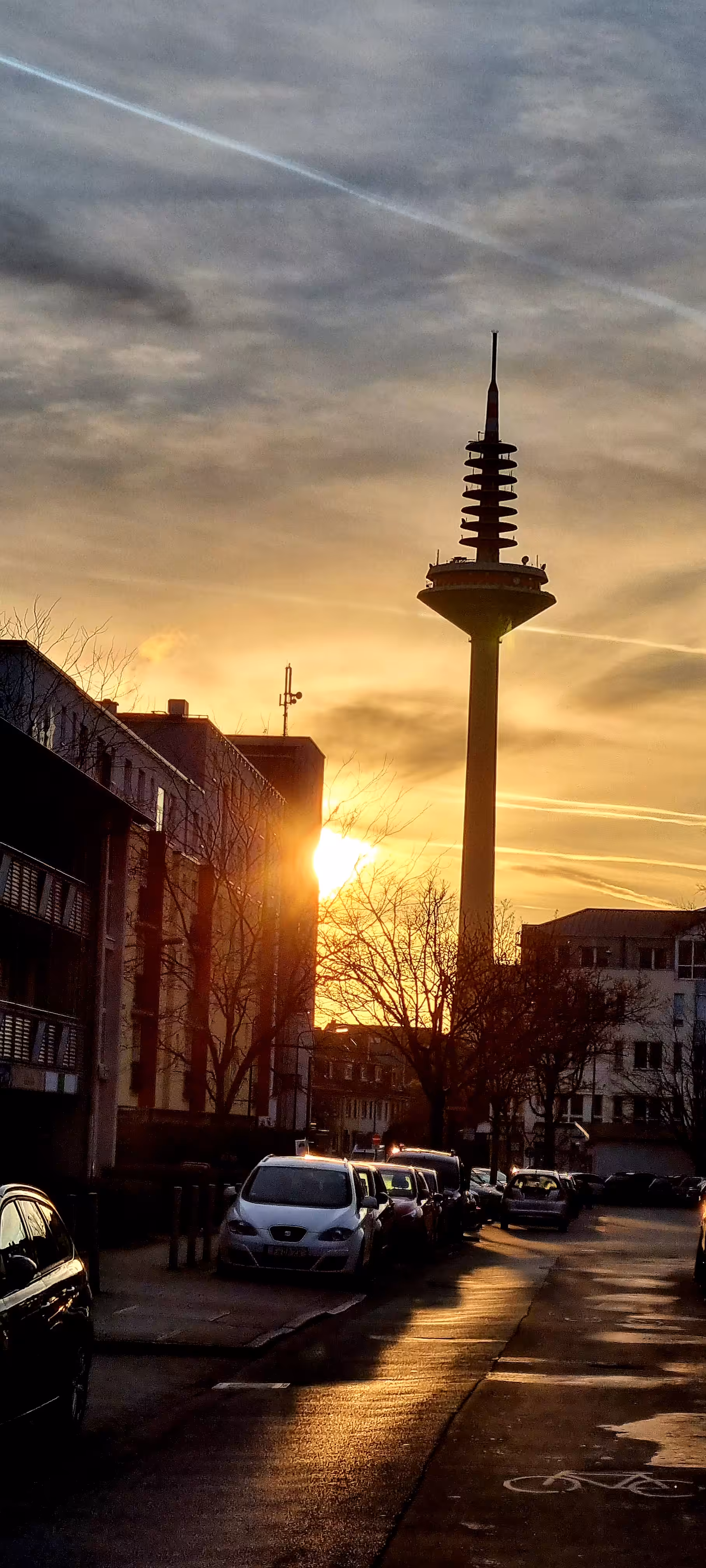 Sunset in Frankfurt