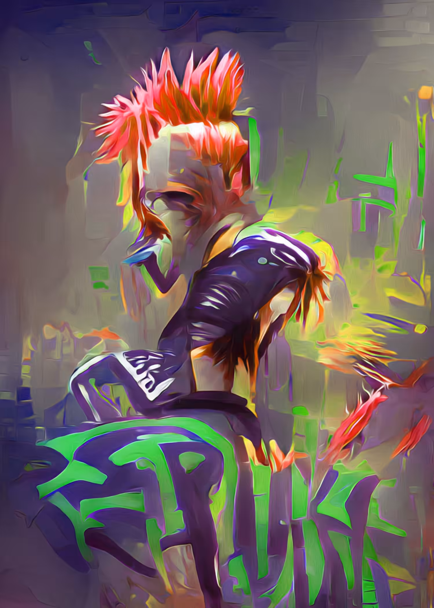 Scribbled Punk #28