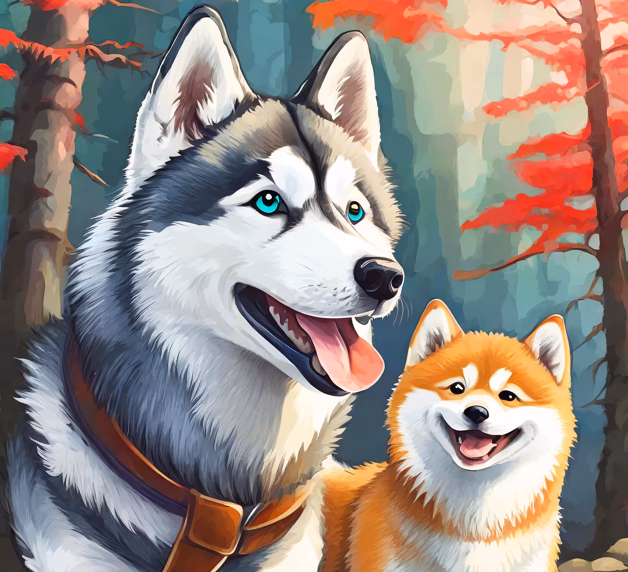 Funnytime_husky_shiba