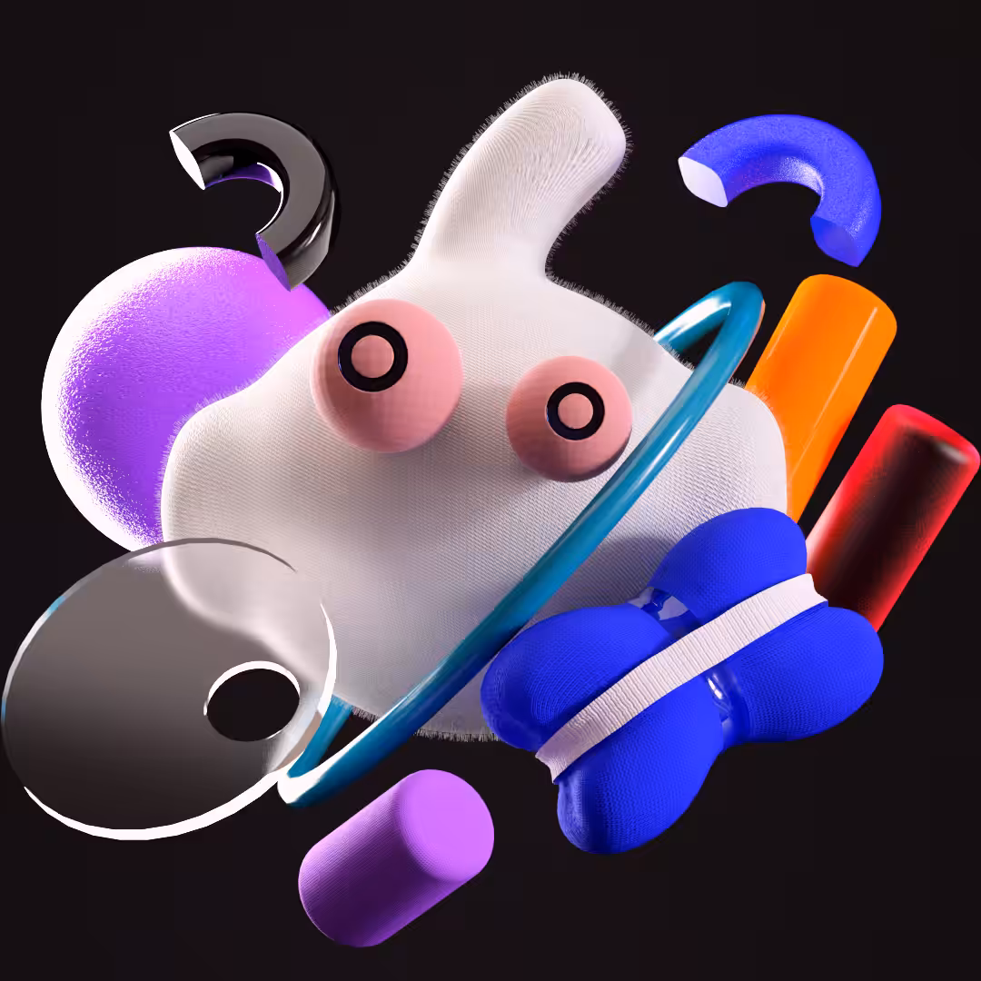FLUFFY MONSTER #4 - DARK WHITE