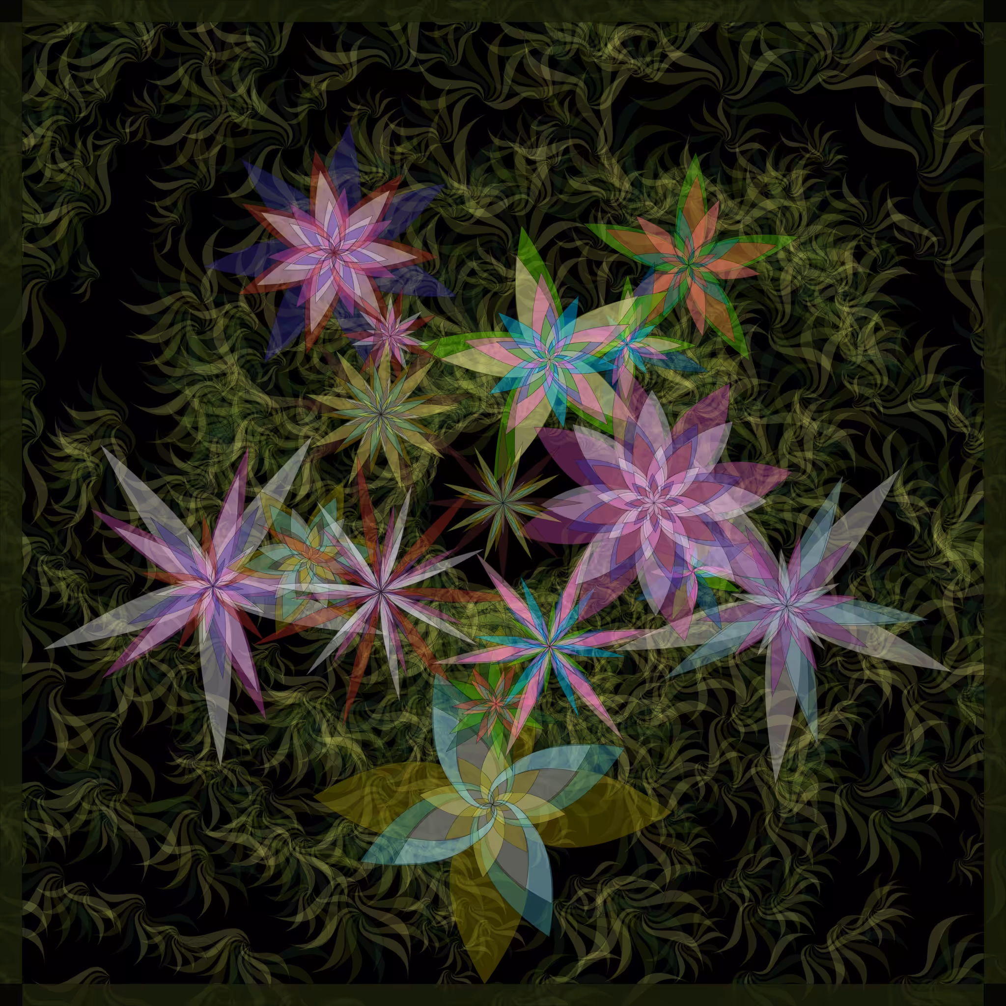 Bezier Garden #57