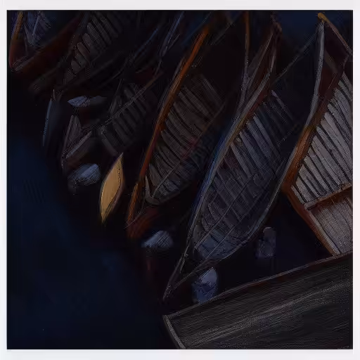 boats at sunset #21