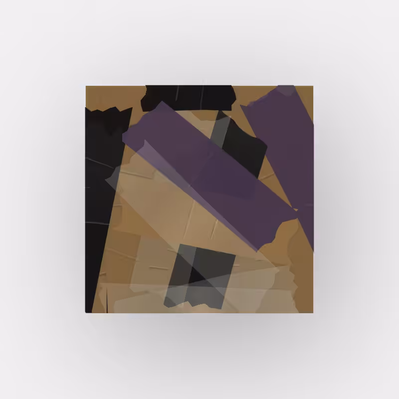 Tape abstract painting 001 #9