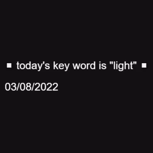 ◻️ today's key word ...
