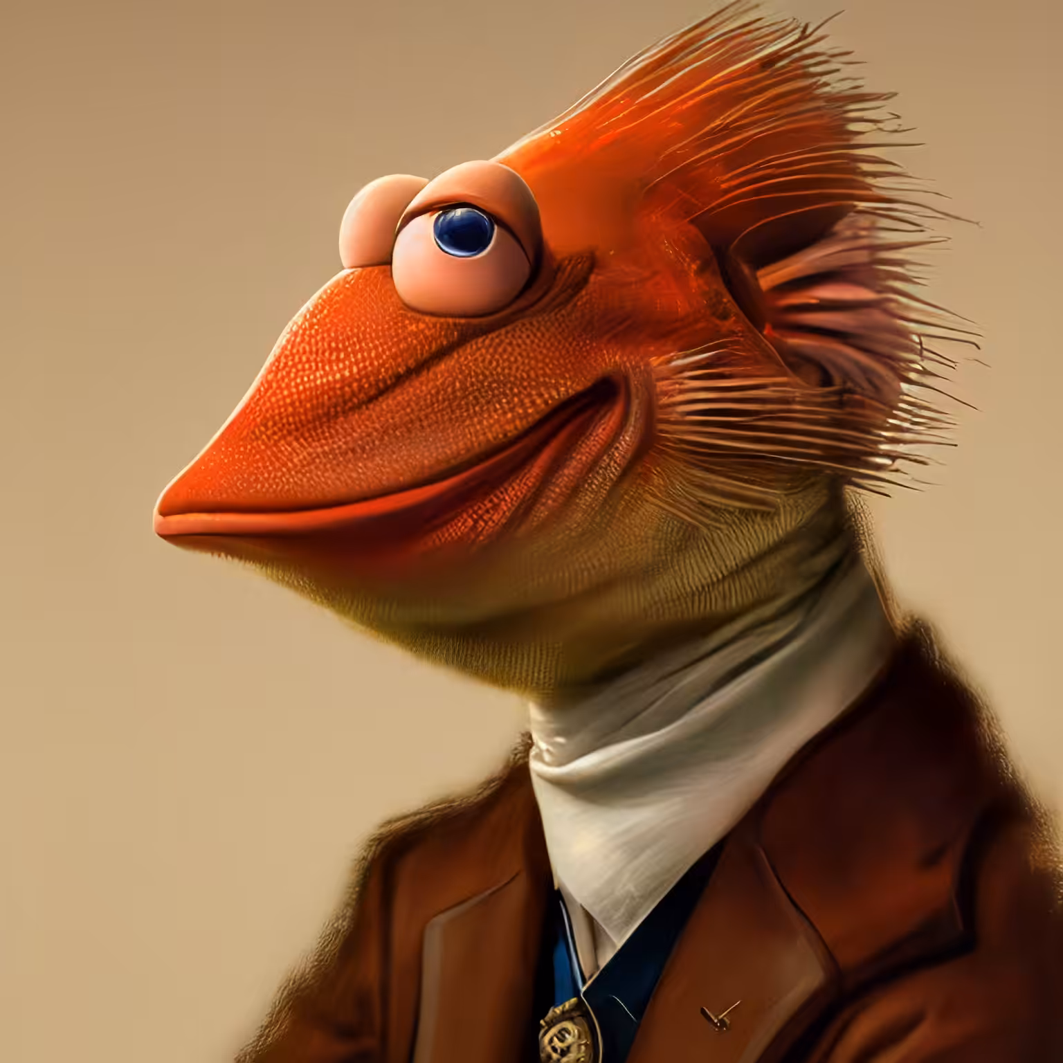 Adorable Furry Creature Collection: Furry Fish 0683