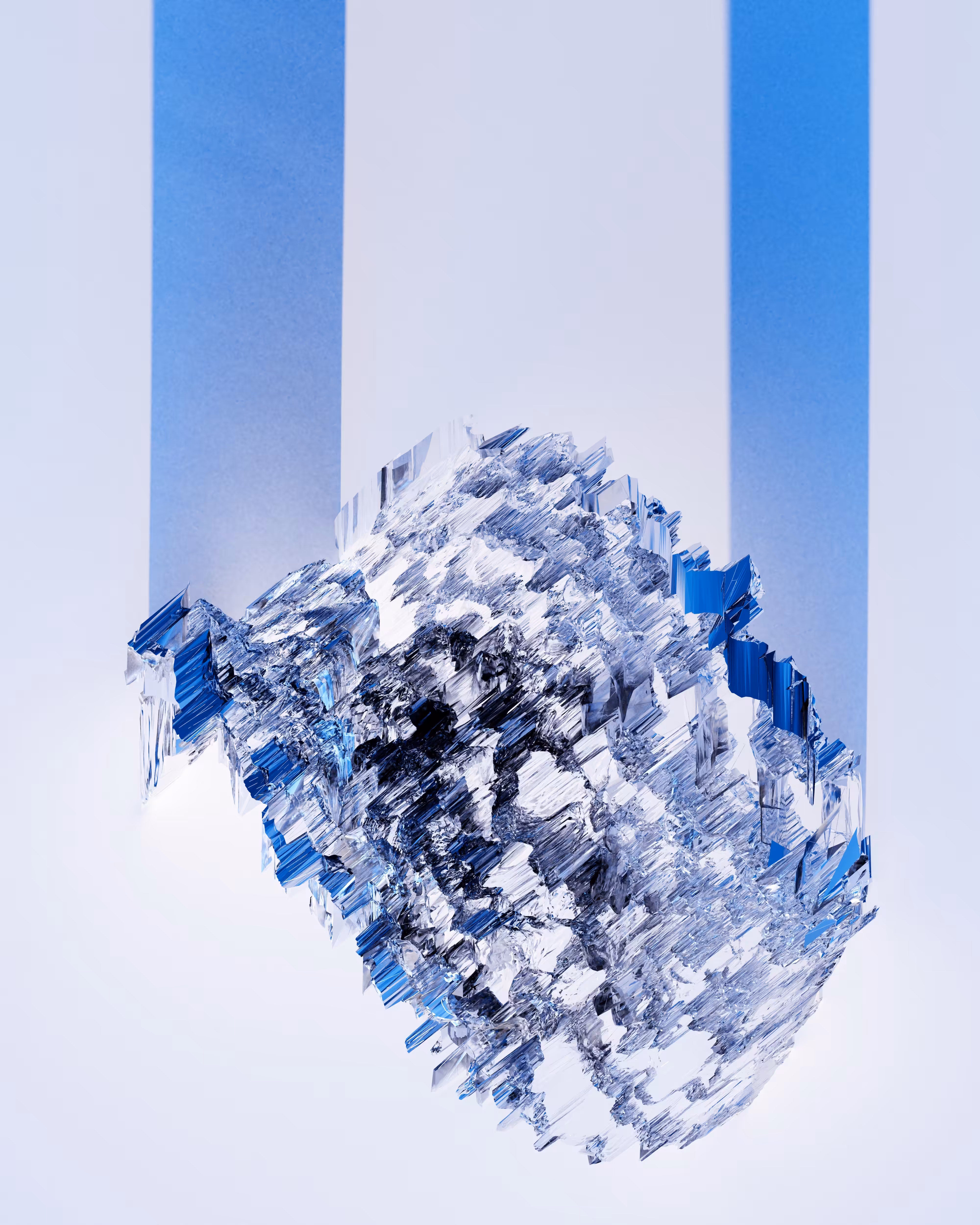 (2) Blue Mark