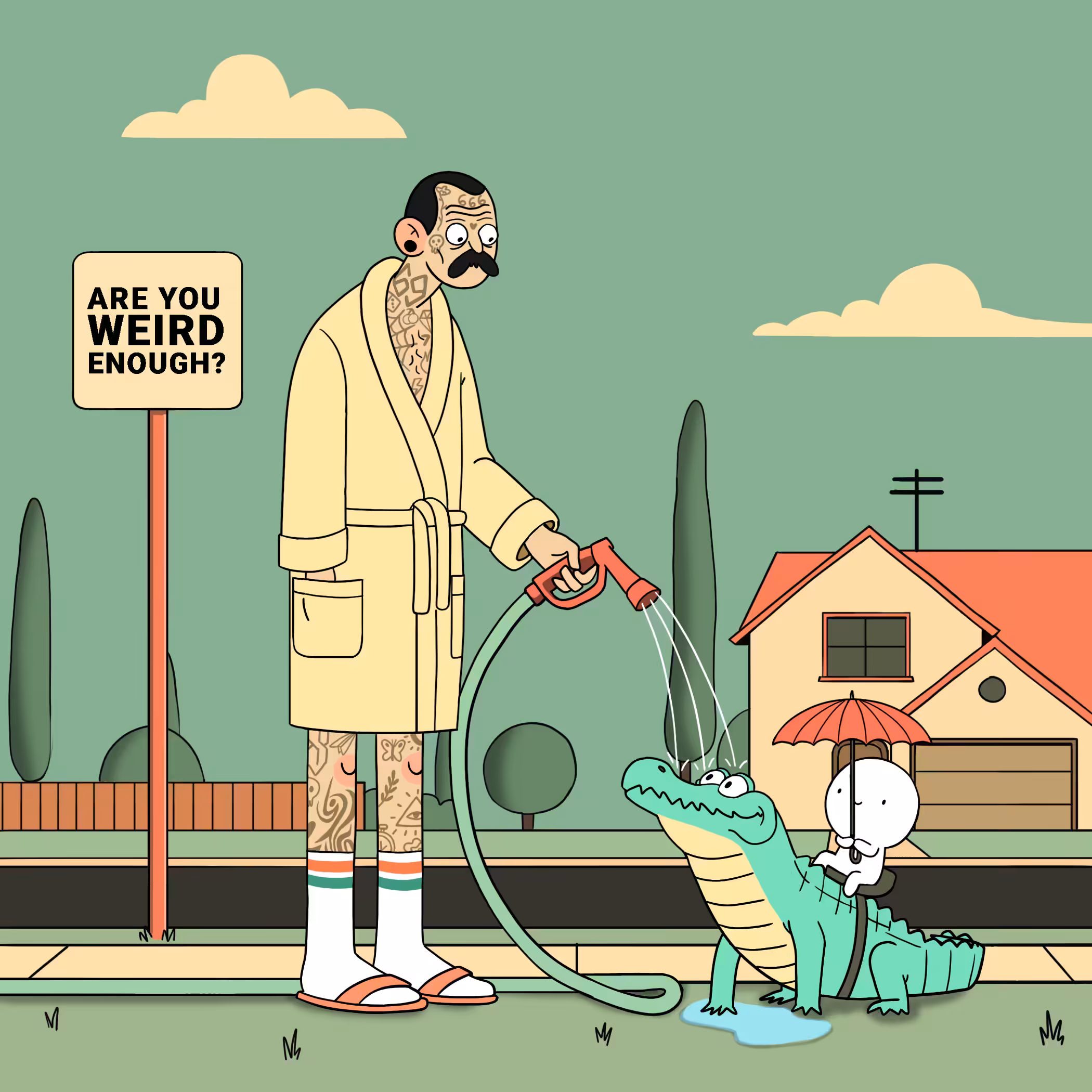 Weird▲Klub Gallery Collection: Totally normal morning