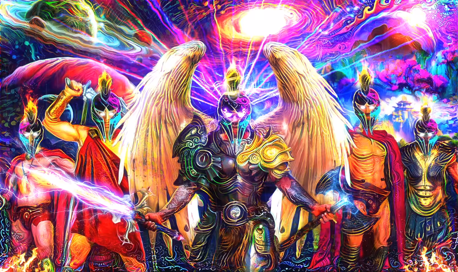 Mandox Angel Warriors -METAGRAPHIC VISIONARY #16