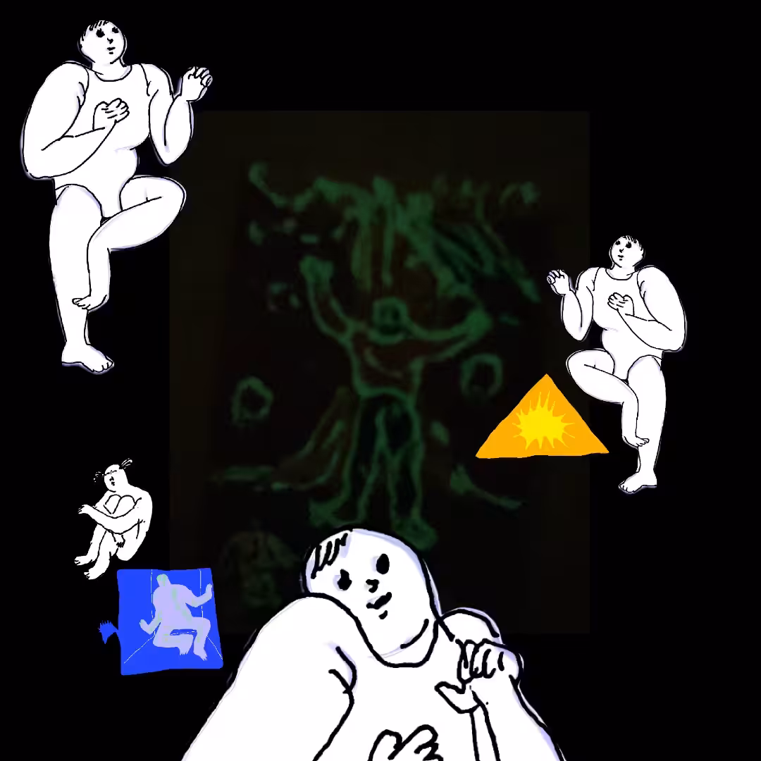 dancing in the dark night