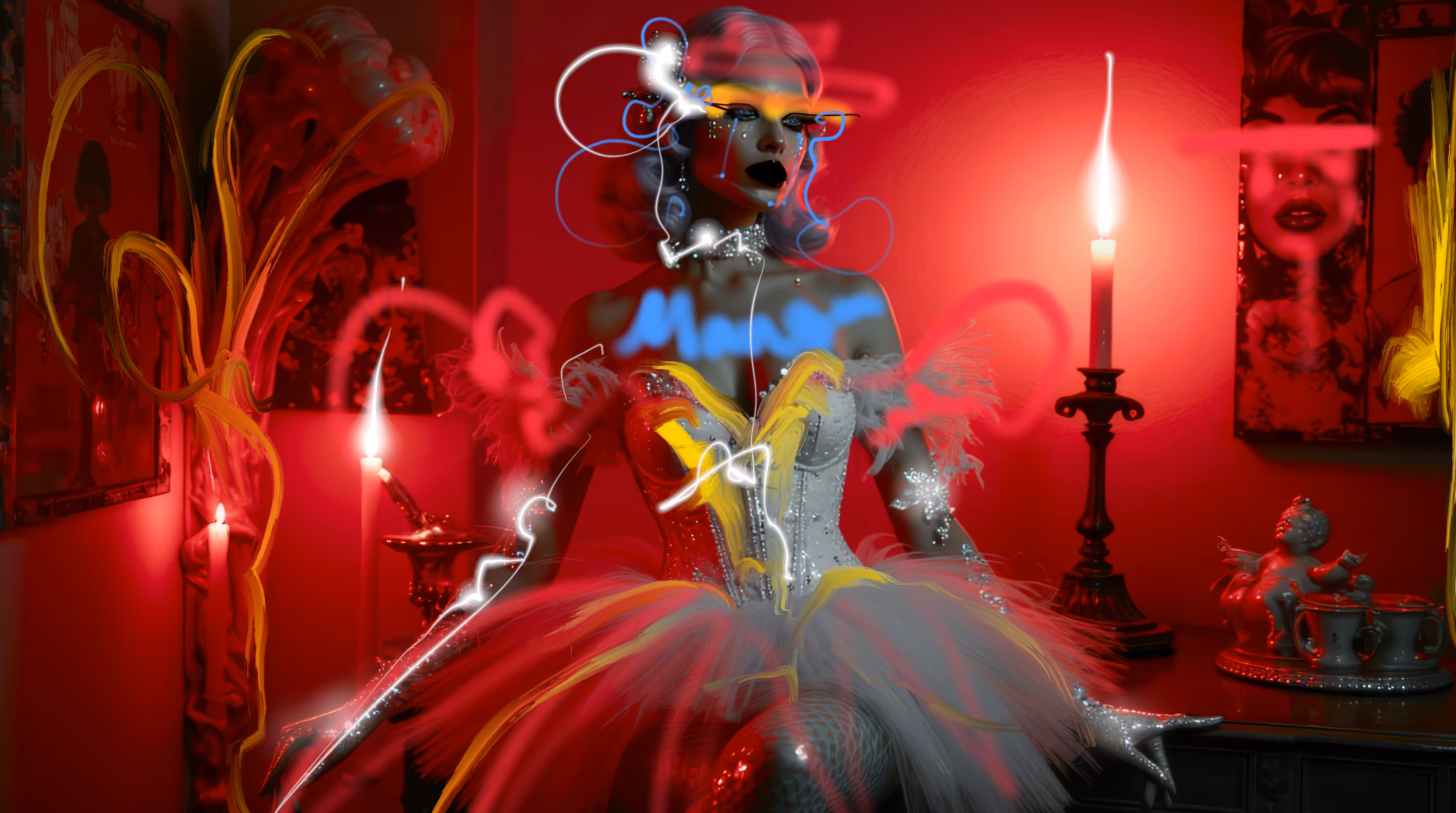 PORCELAIN ANDROID - THE MANGA MACHINE: Candlelit Rooms