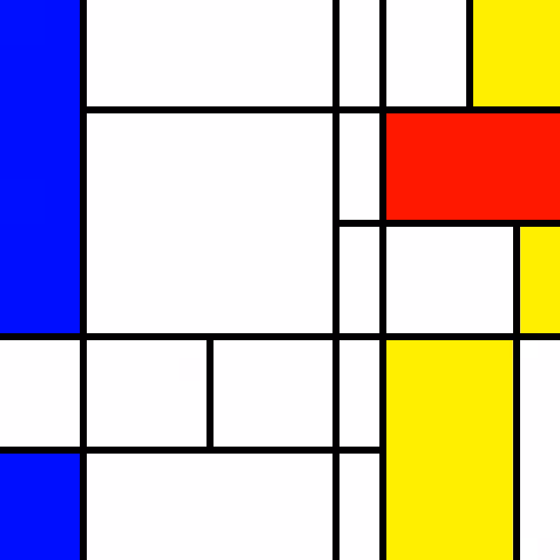 compositioninredblueandyellow.art, (NFT) #75
