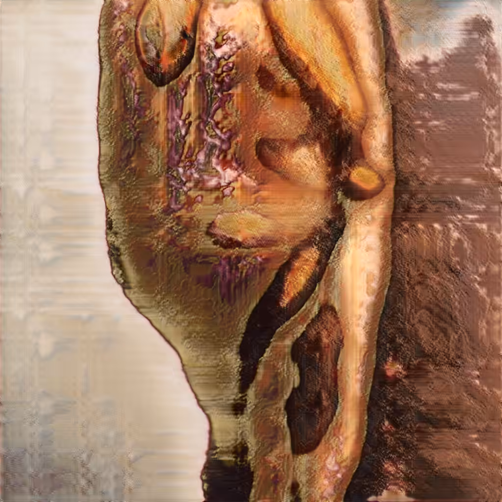 AI Generated Nude Portrait #7 Frame #190