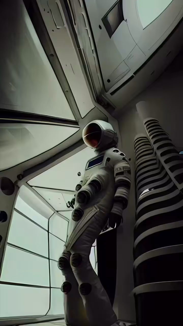 Lonely astronaut