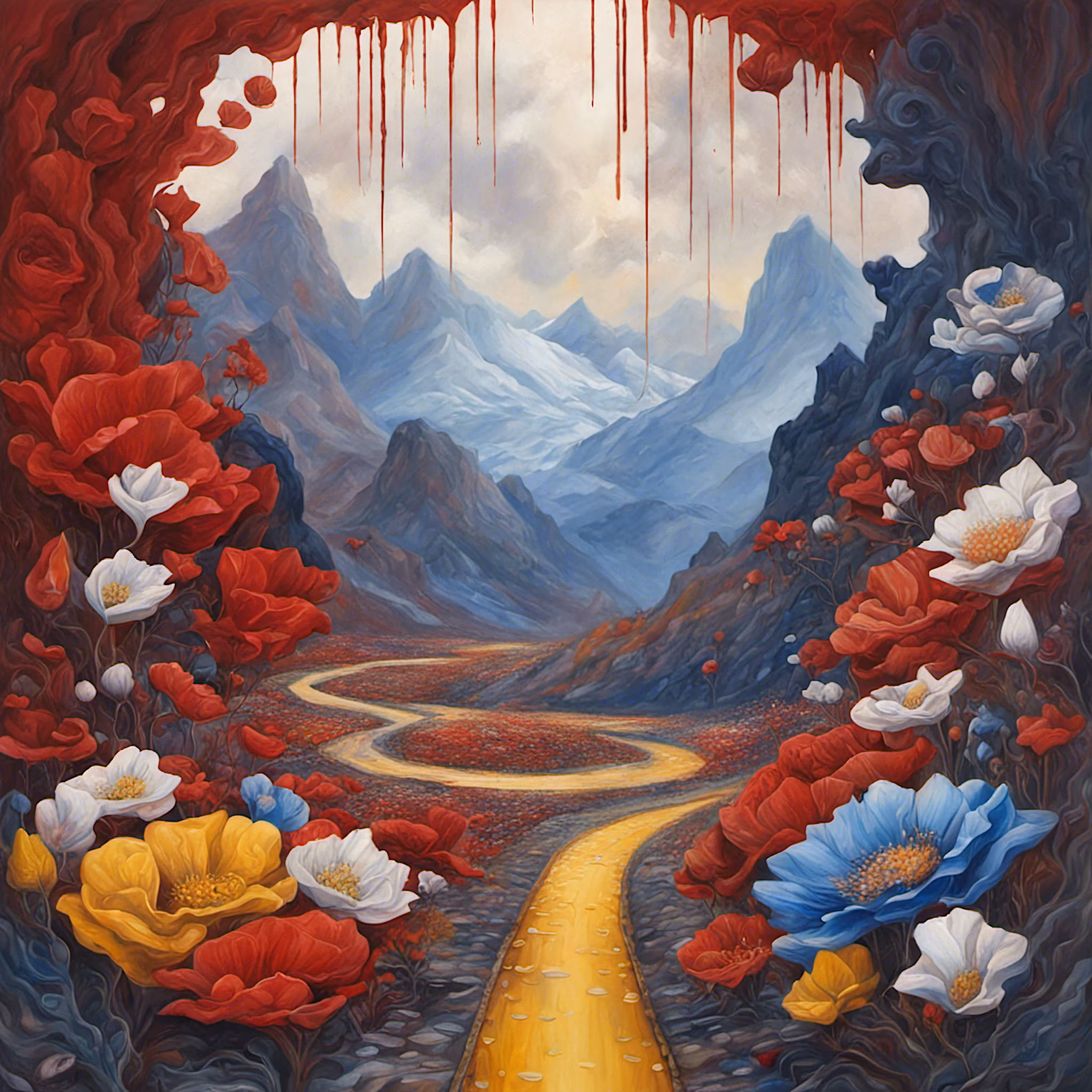 Serenity #140 - Between peaks and petals