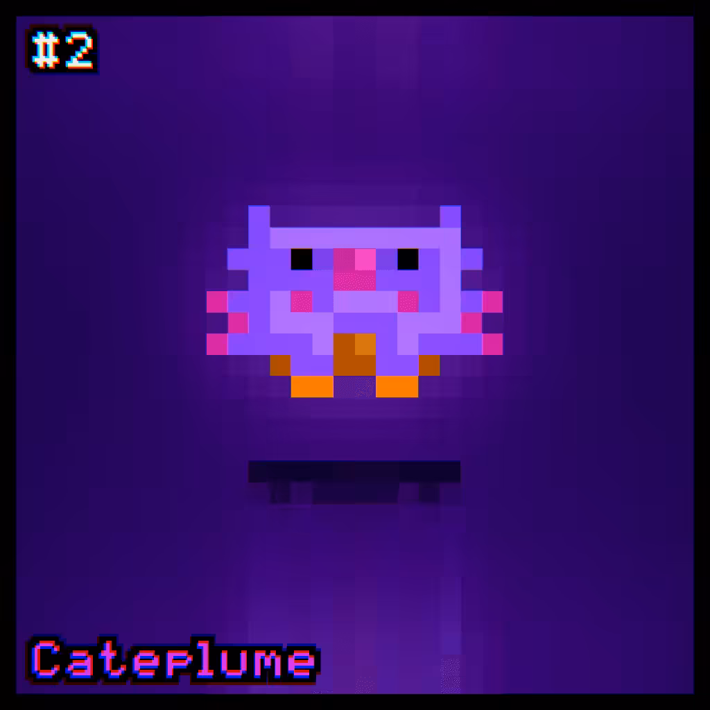 CryptoPixies #2 Cateplume