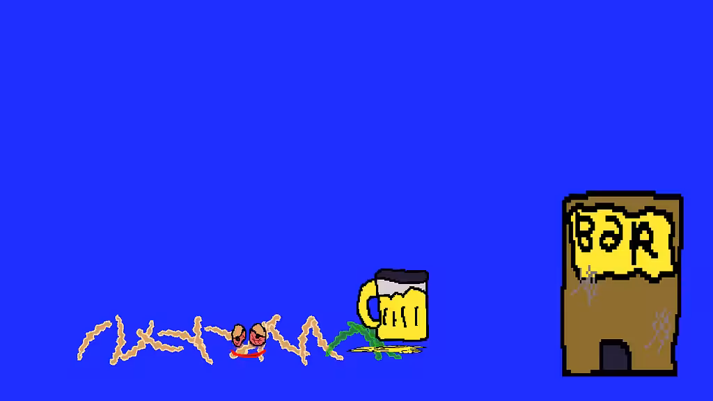 world simulation: drunken spaghetti simulation
