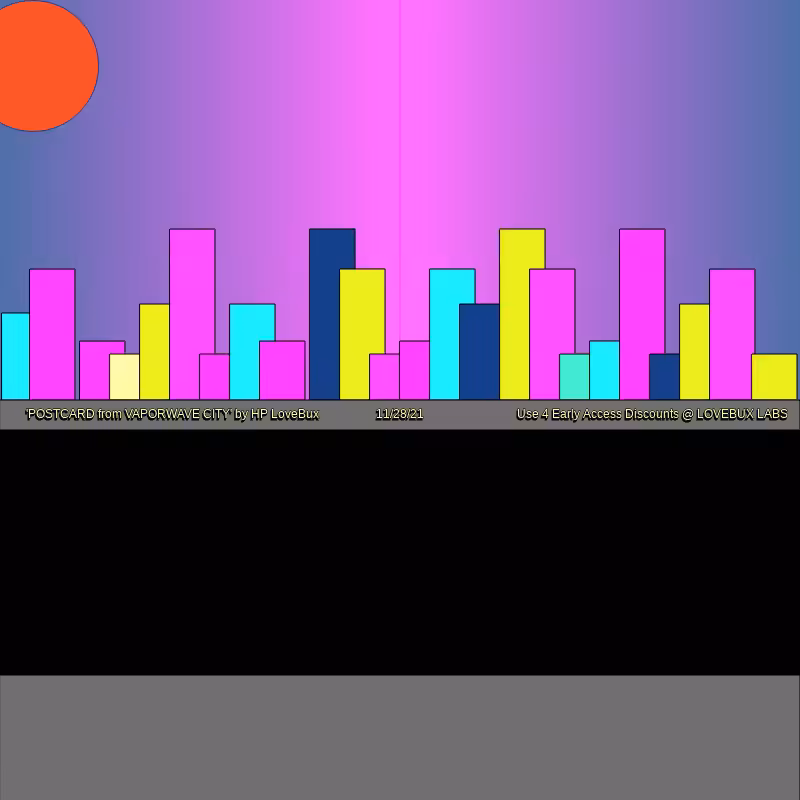 Vaporwave CITY: "Seek the Black Sun" #11